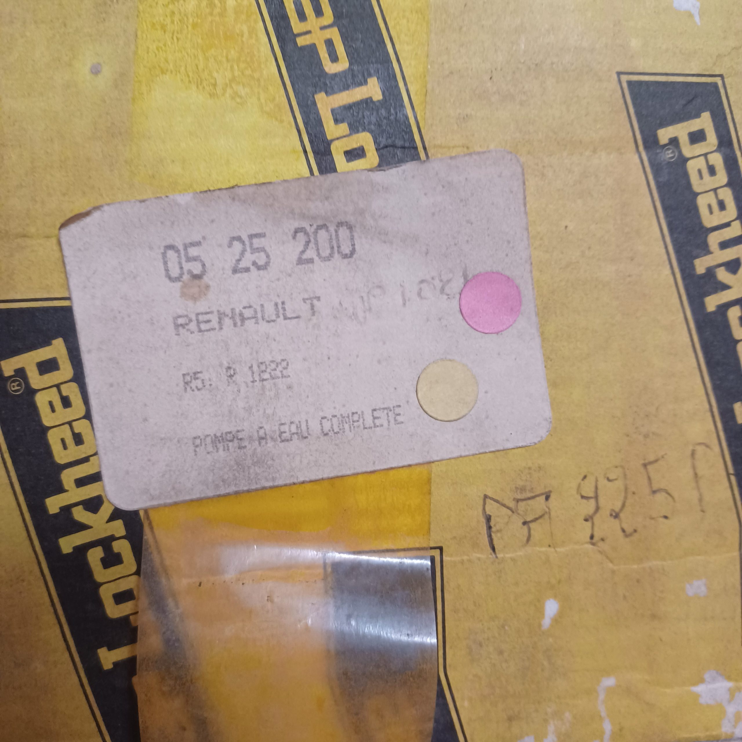 Pompe à eau Renault R5 1.0 R1222 Arrivages Auto Pieces