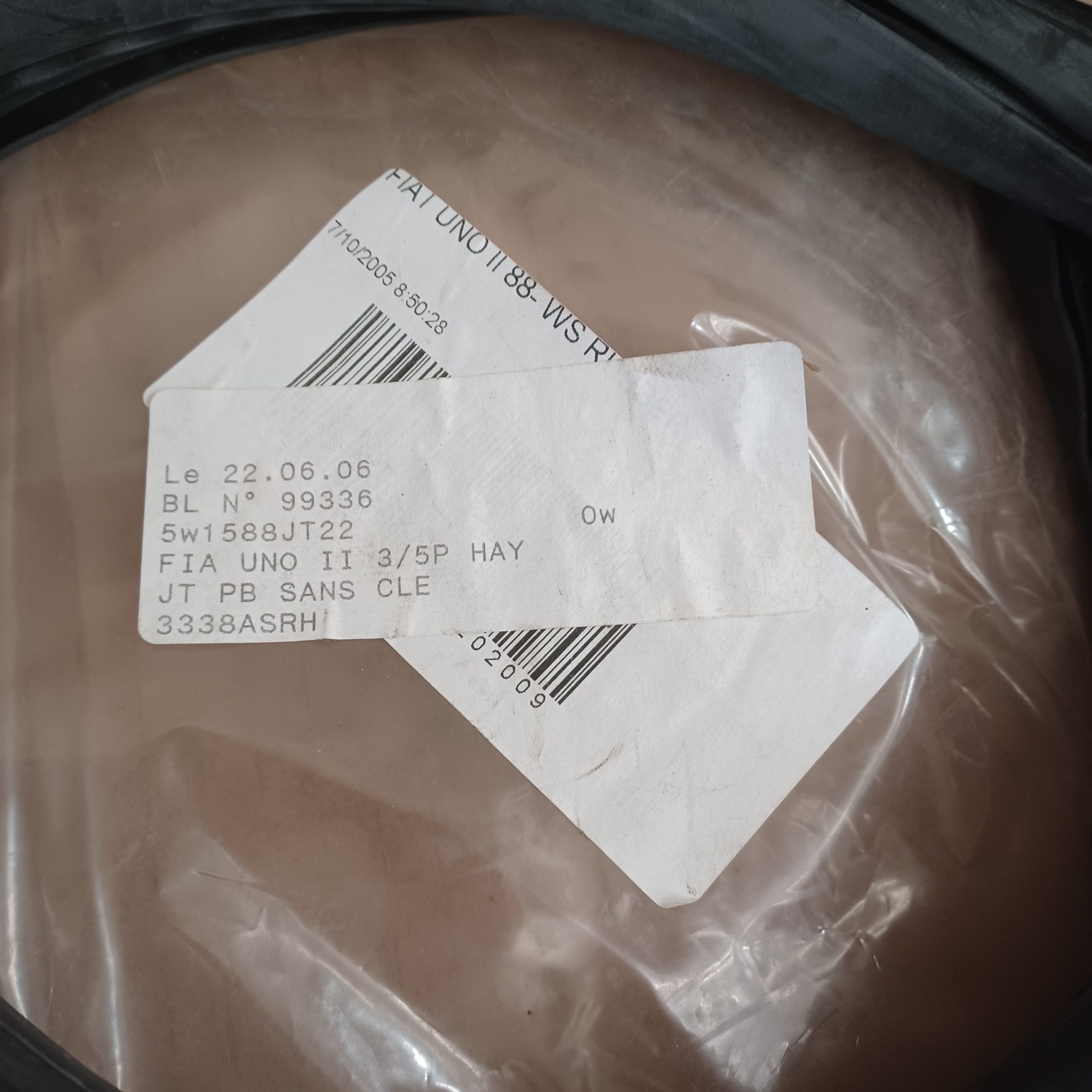 Joint de pare-brise Fiat UNO 89-95 Arrivages Auto Pieces