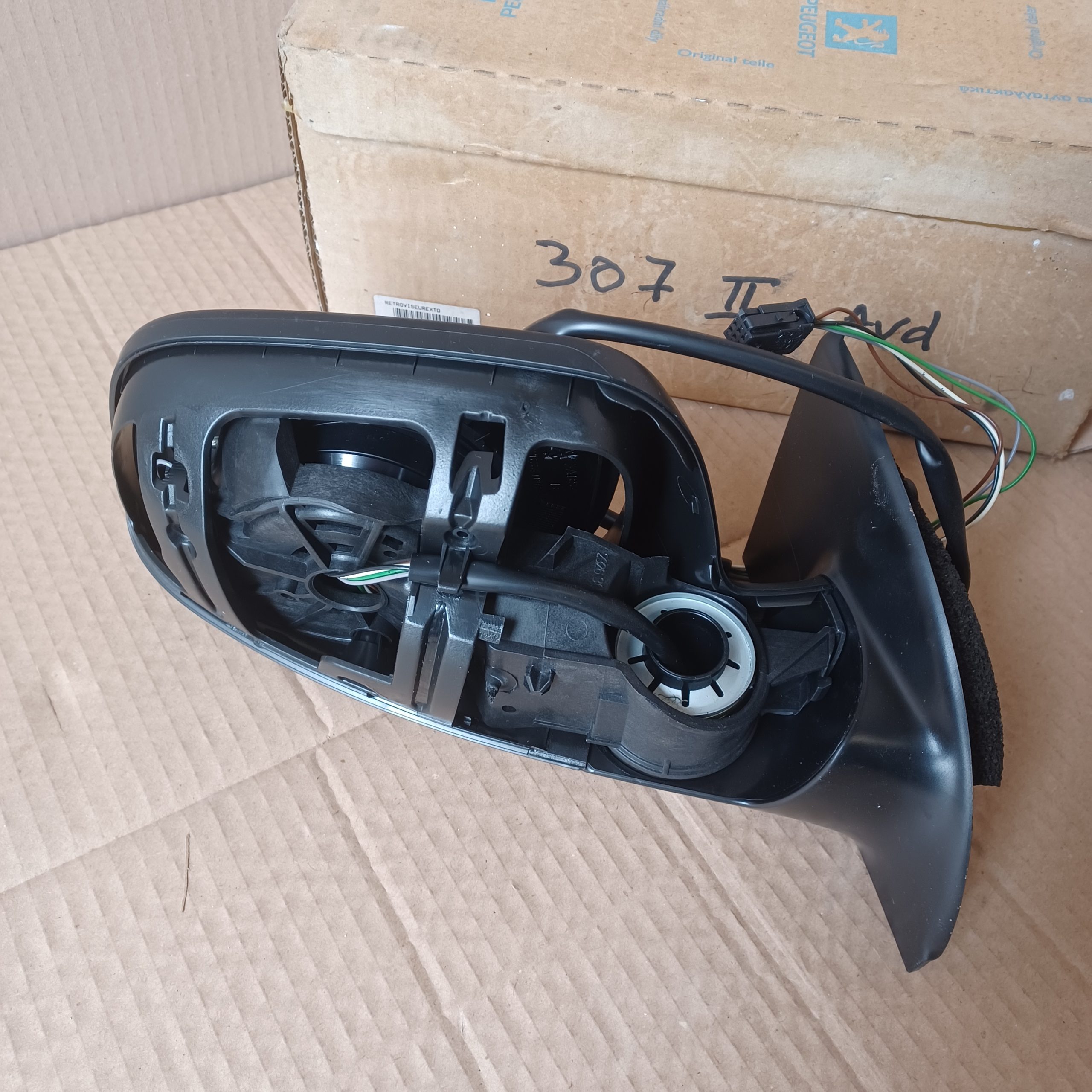 Rétroviseur droit électrique Peugeot 307 Phase II d&rsquo;origine constructeur Arrivages Auto Pieces