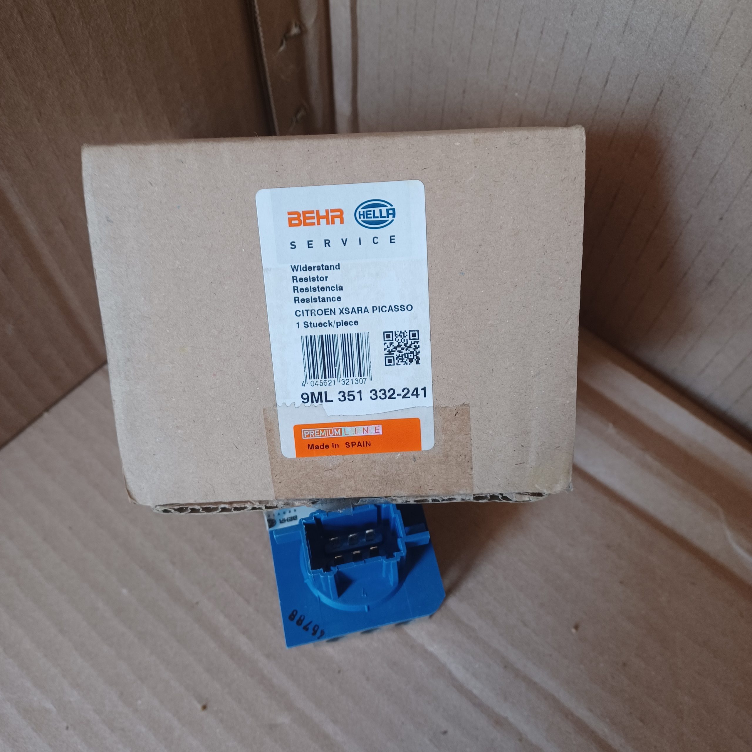 Pulseur habitacle avec Clim Citroen Xsara Picasso Peugeot 206 Arrivages Auto Pieces