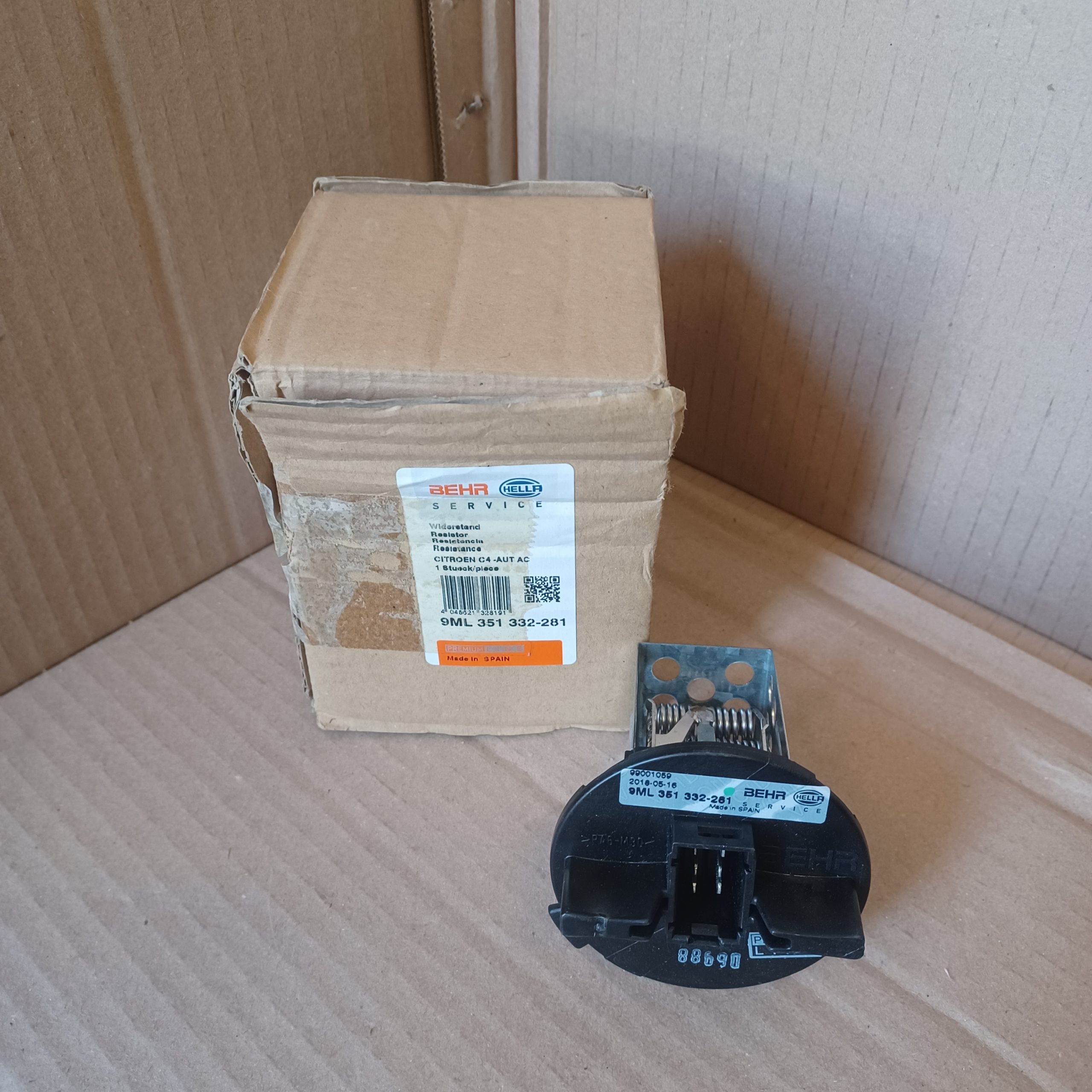 Hella Résistance ventilation Citroen C4 I avec CLIM Coupé berline Picasso Arrivages Auto Pieces