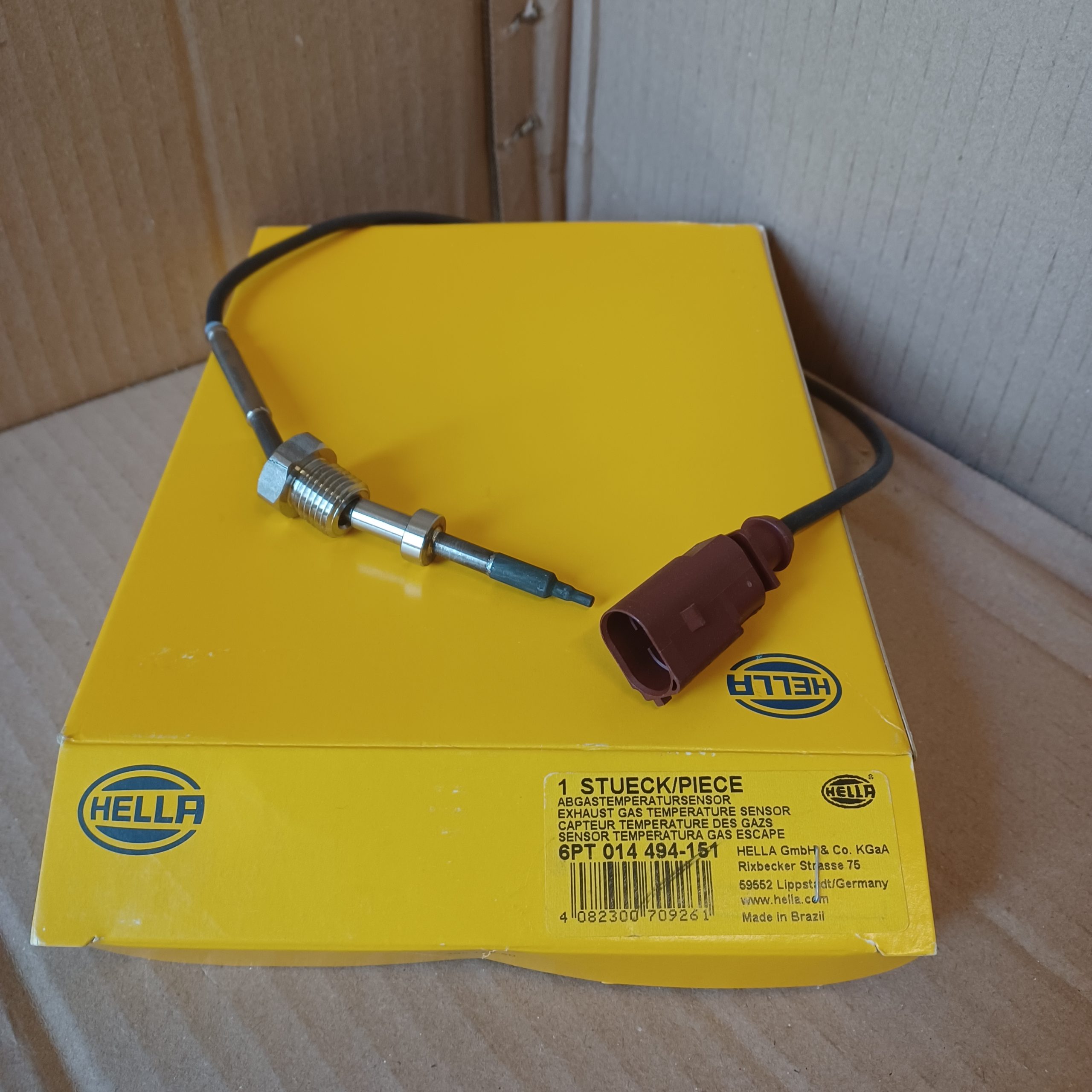 Hella Capteur temperature échappement Seat Ibiza III 1.4 TDI Ibiza IV 1.4 TDI VW Polo IV 1.4 TDI Arrivages Auto Pieces