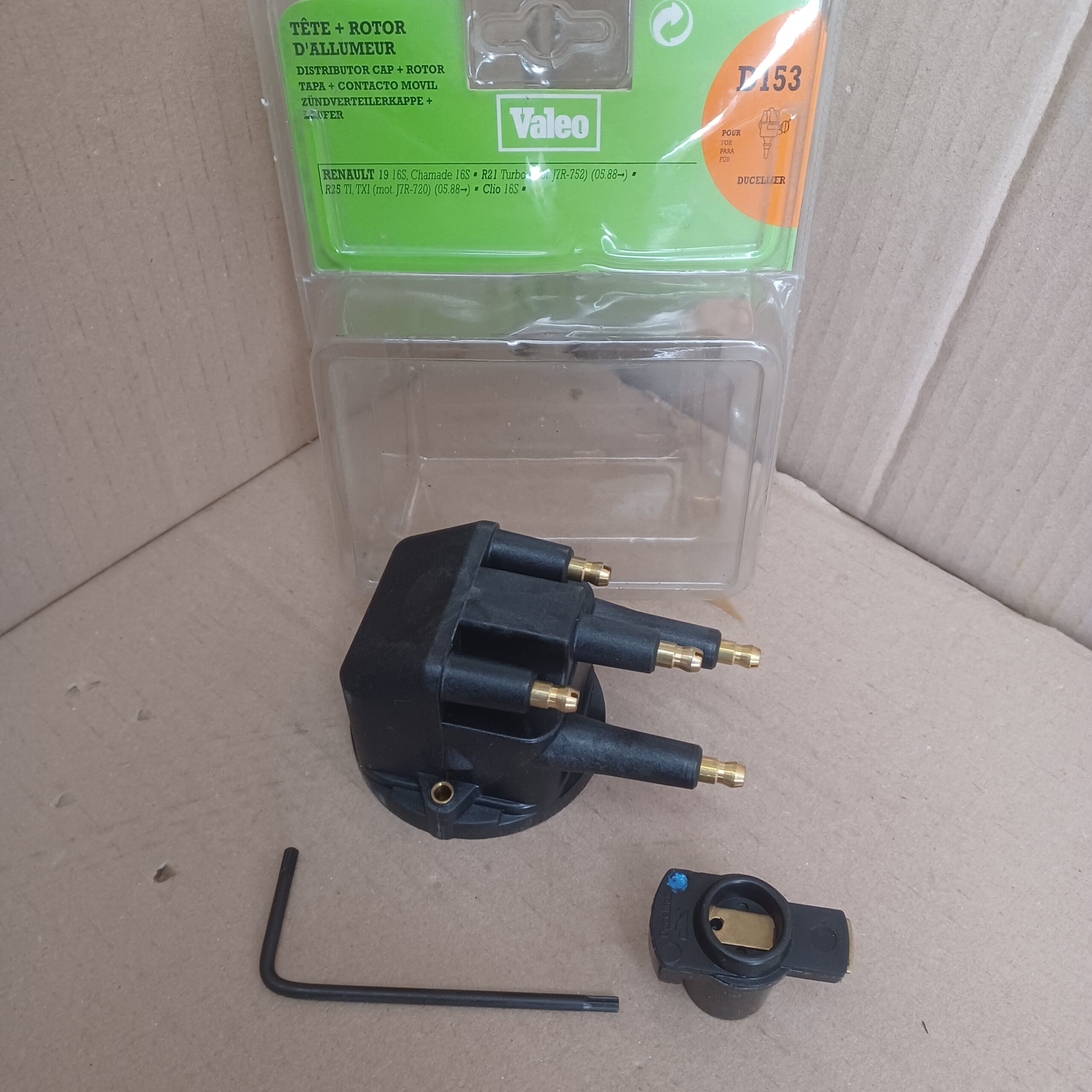 Tête d&rsquo;allumeur + doigt Renault R19 1.4 Clio I 1.2 1.4 Ducellier Arrivages Auto Pieces