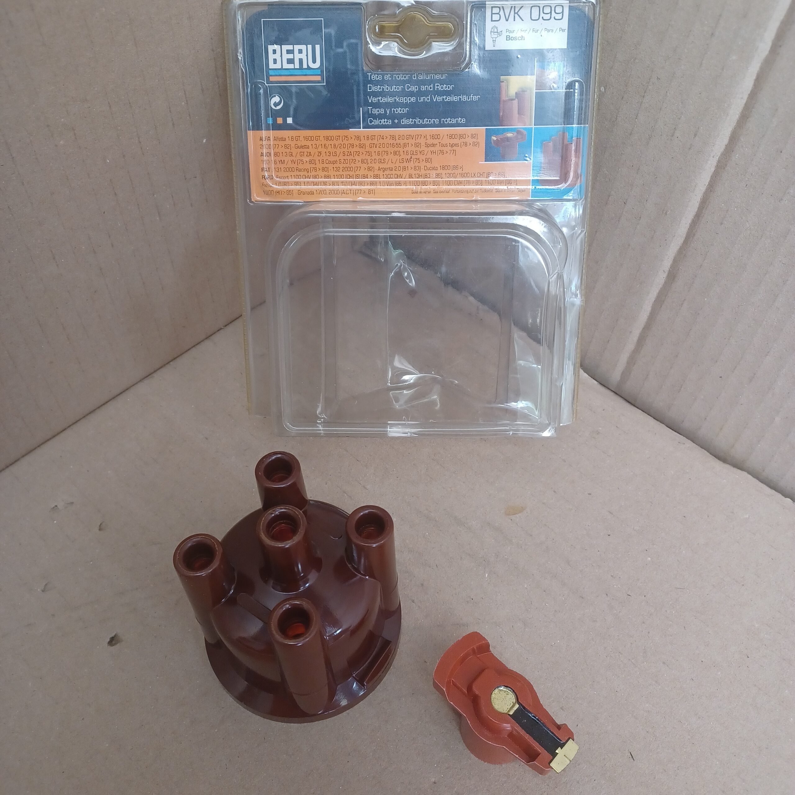 Tête d&rsquo;allumeur + doigt Alfa GTV Spider Ford Fiesta Granada Bosch Arrivages Auto Pieces