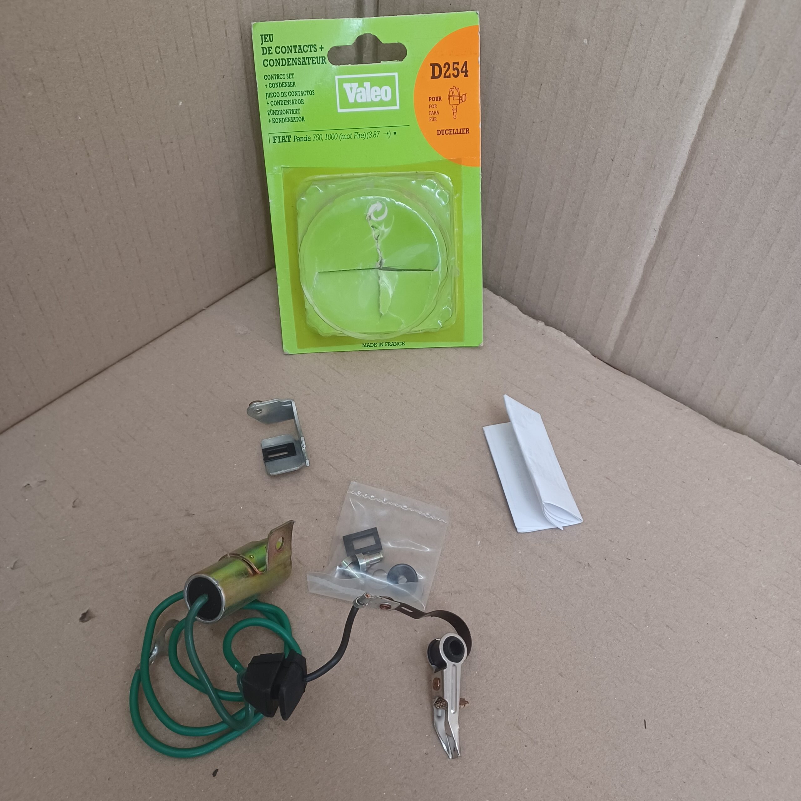 Kit rupteur Fiat panda 750 1000 Ducellier Arrivages Auto Pieces