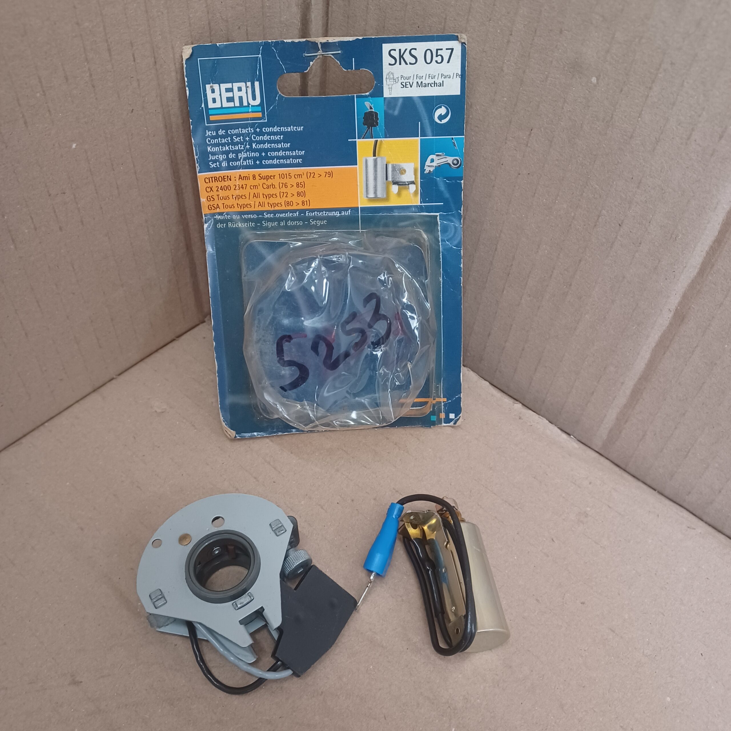 Kit rupteur Citroen GS 1.0 1.1 1.2 1.3 Ami Super Axel 1.1 Ducellier Arrivages Auto Pieces