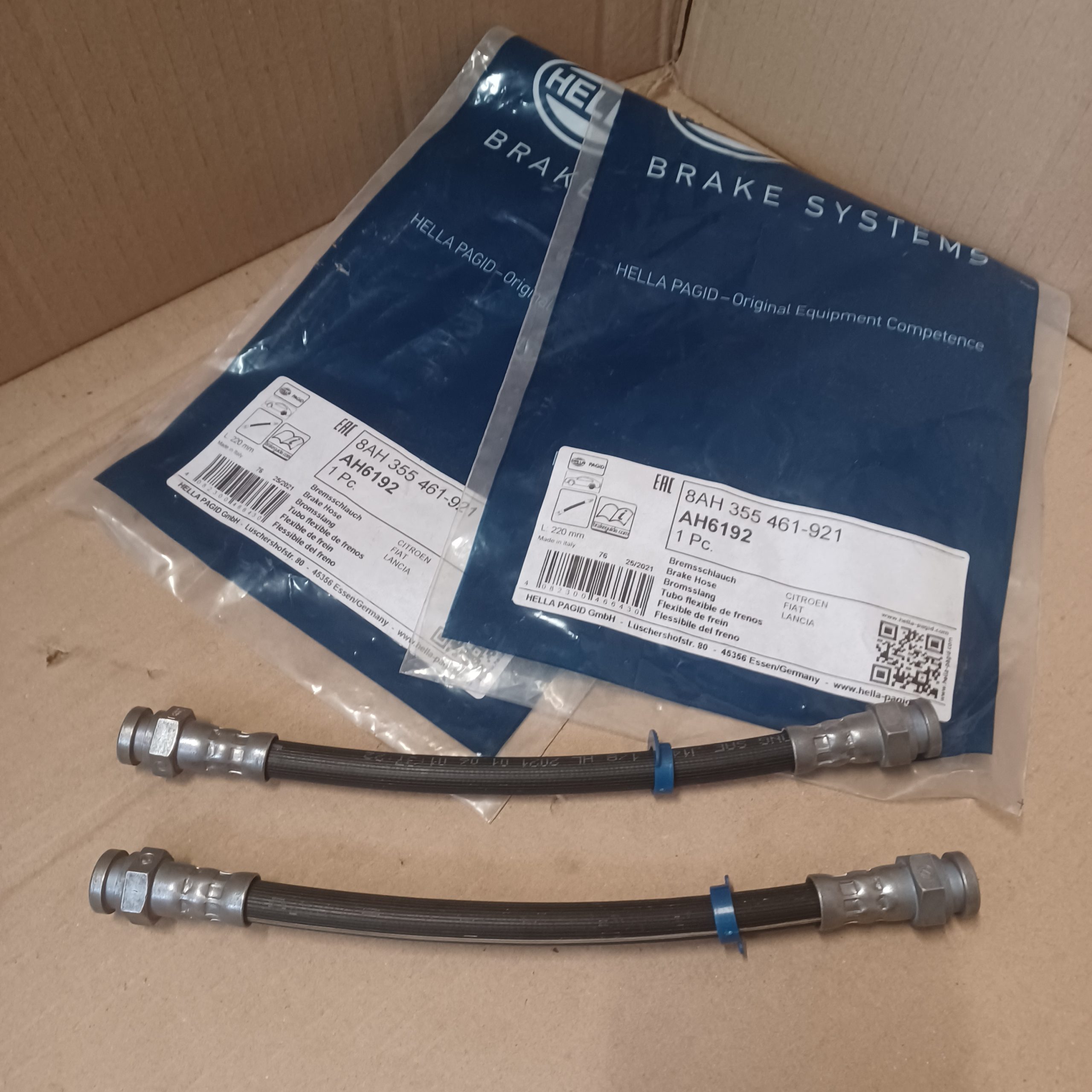 Lot de 2 flexibles de frein arrière Citroen AX Saxo Peugeot 106 I et II Arrivages Auto Pieces