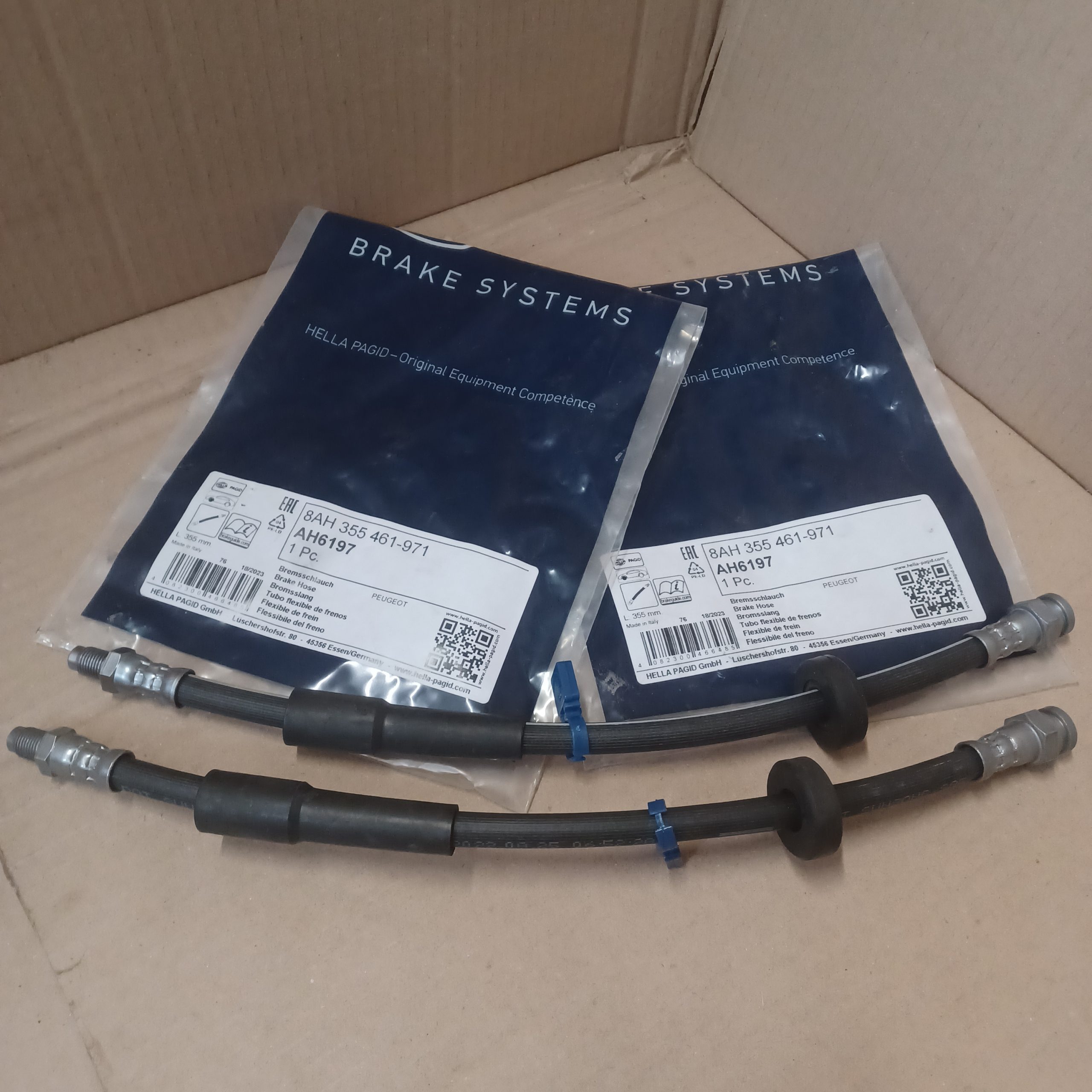 Lot de 2 flexibles de frein avant Peugeot 309 Arrivages Auto Pieces