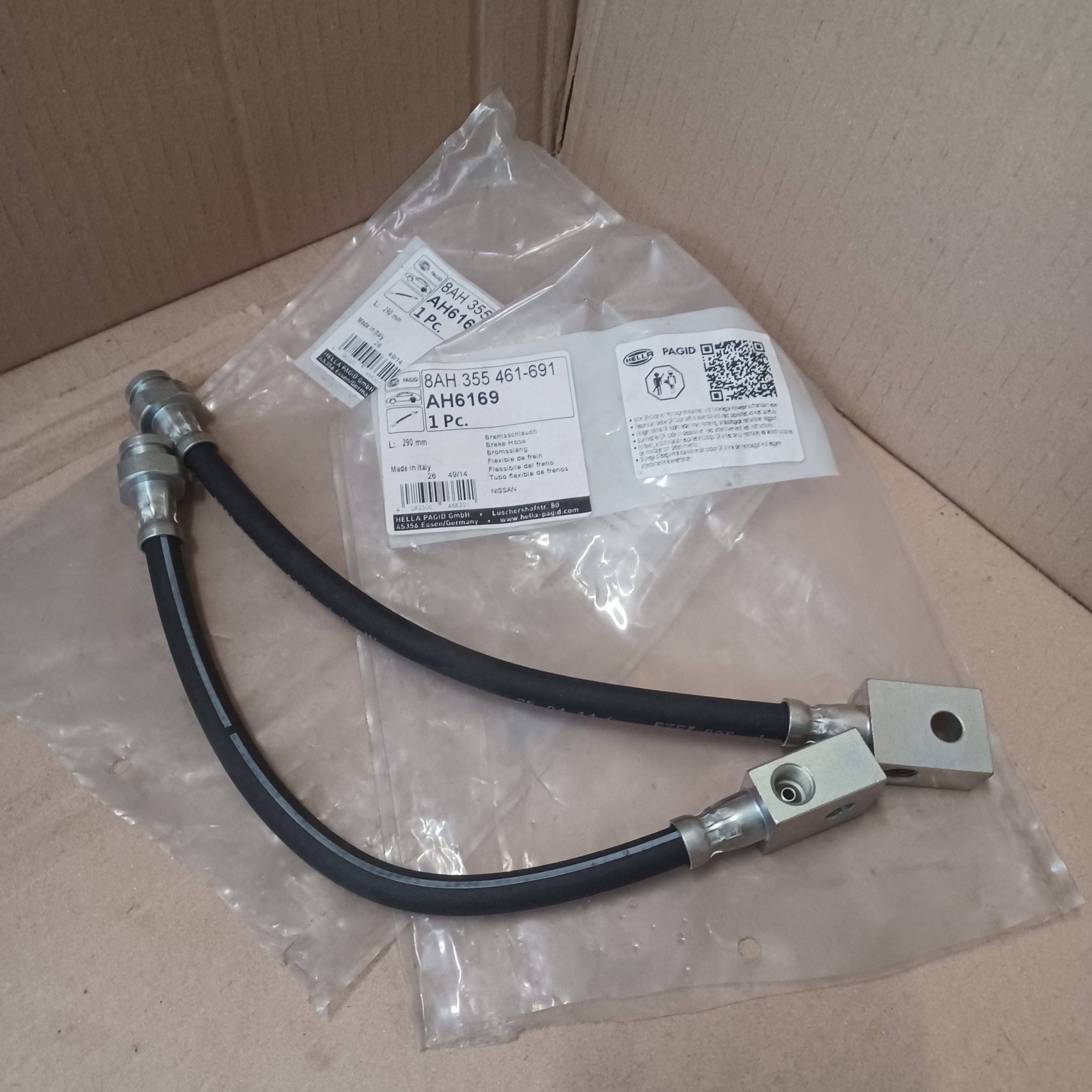 Lot de 2 flexibles de frein arrière Nissan Serena Vanette Arrivages Auto Pieces