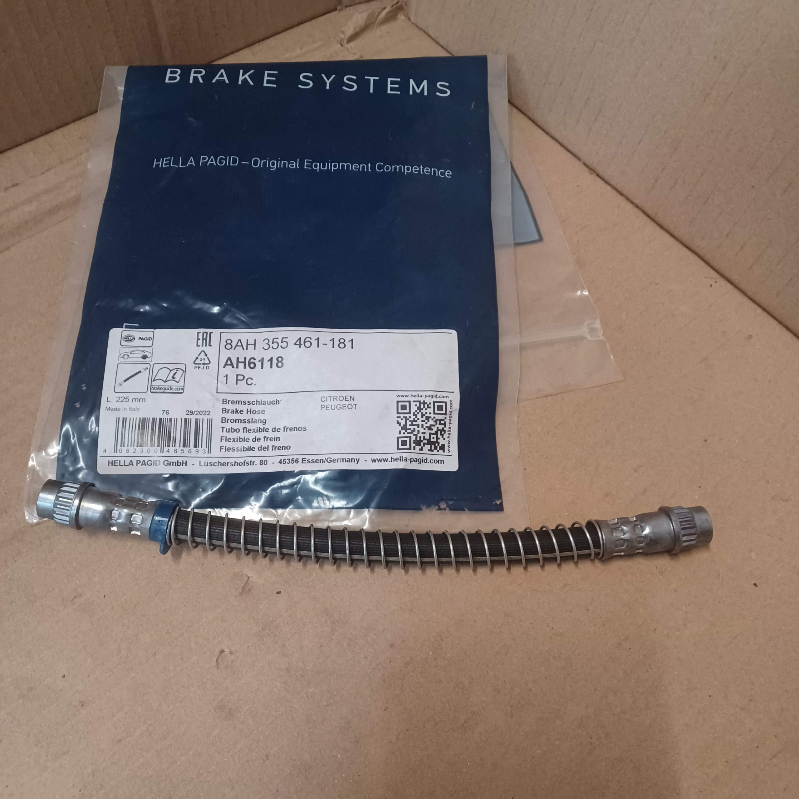 Lot de 2 flexibles de frein arrière Citroen AX Saxo Peugeot 106 I et II Arrivages Auto Pieces
