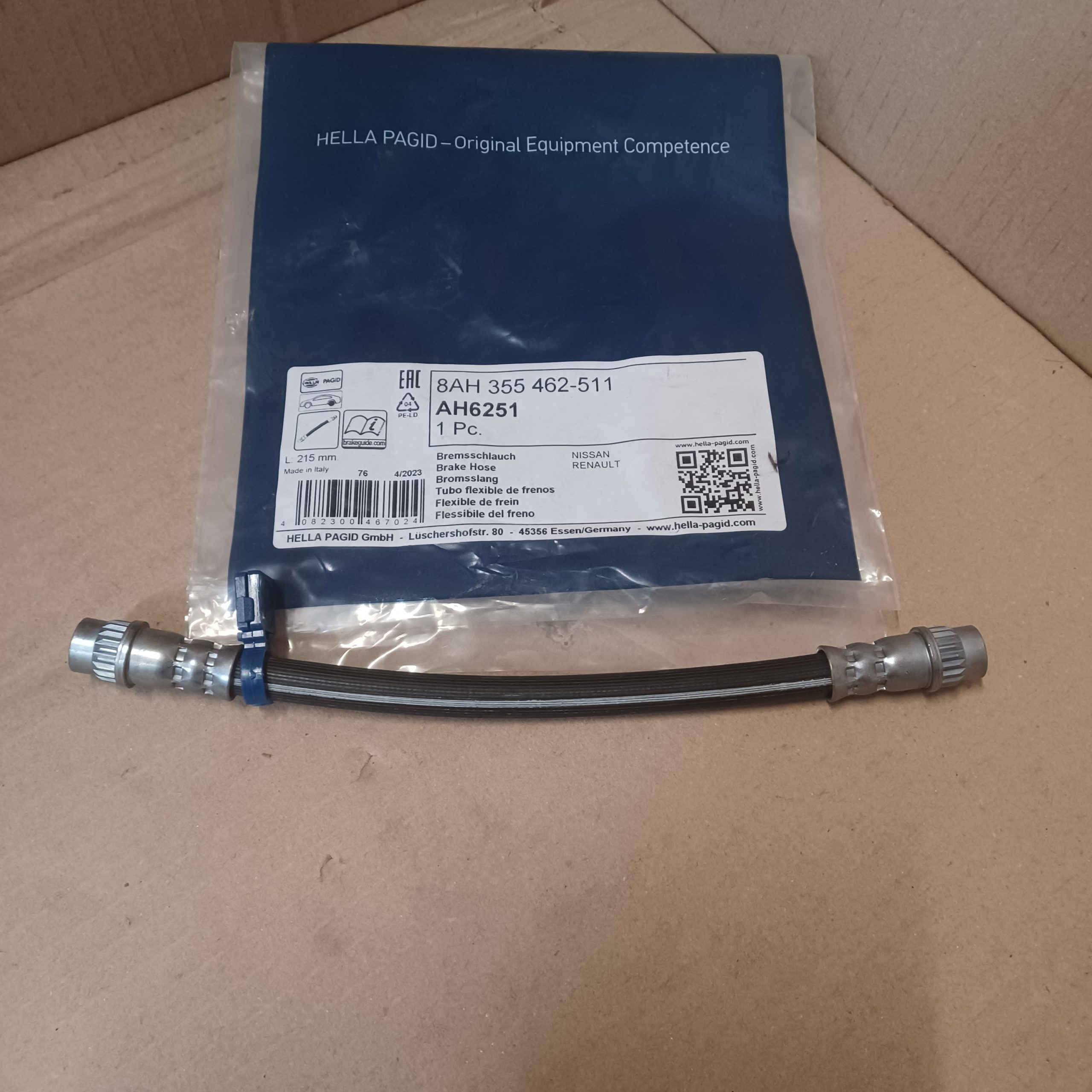 flexible de frein arrière Renault Kangoo I Arrivages Auto Pieces