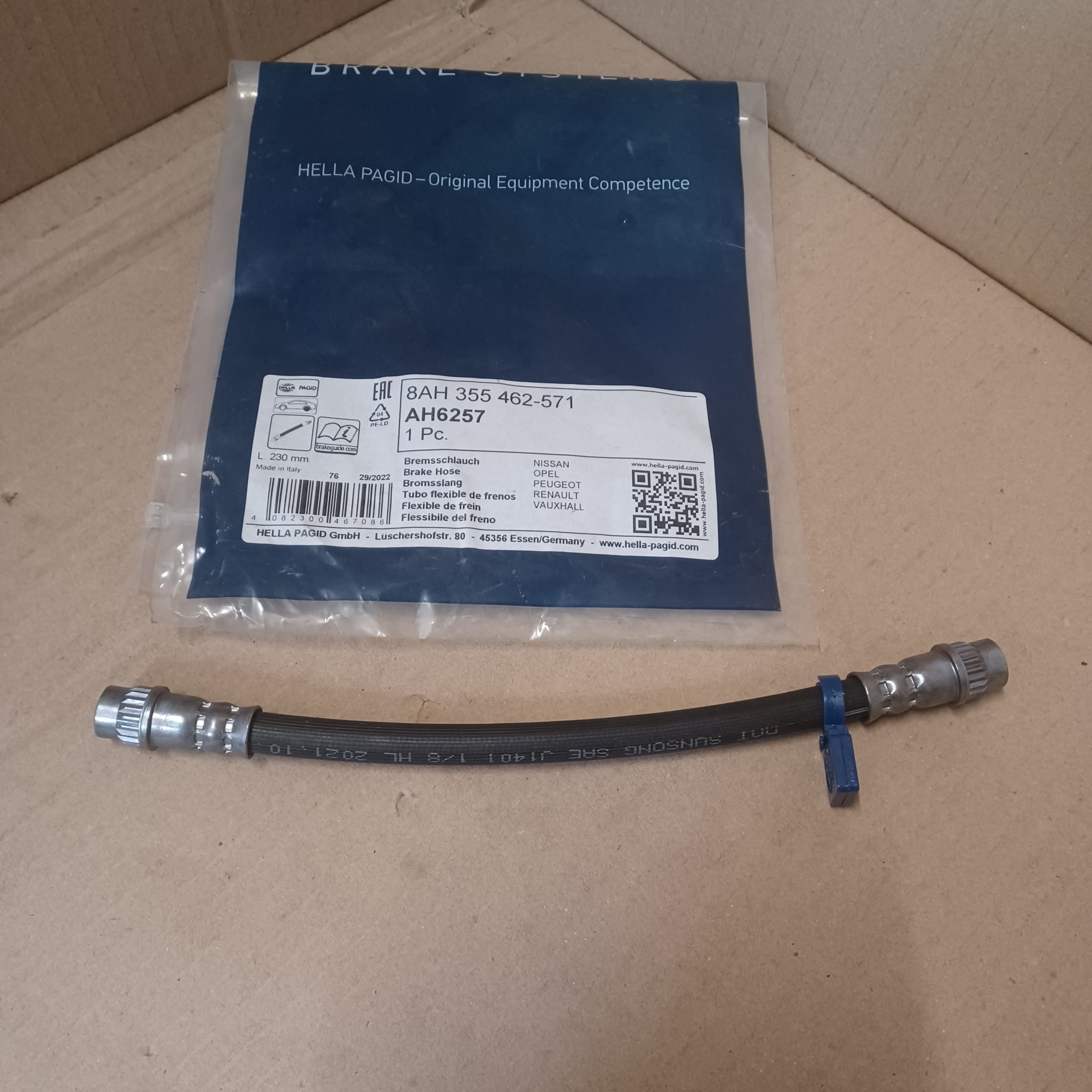 flexible de frein arrière Peugeot 206 Arrivages Auto Pieces
