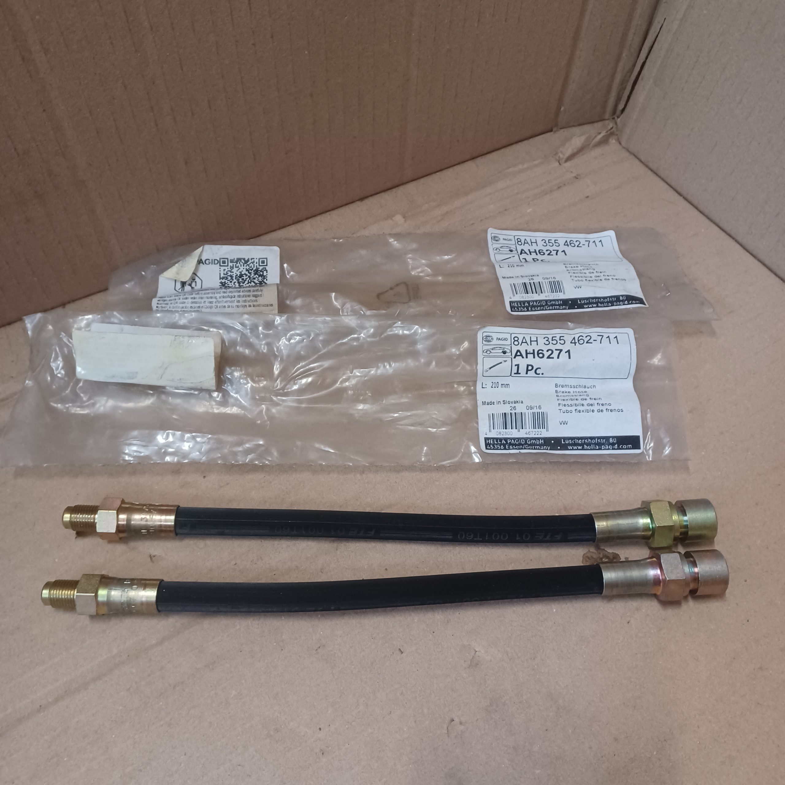 Lot de 2 flexibles de frein arrière VW Coccinelle 181 Arrivages Auto Pieces