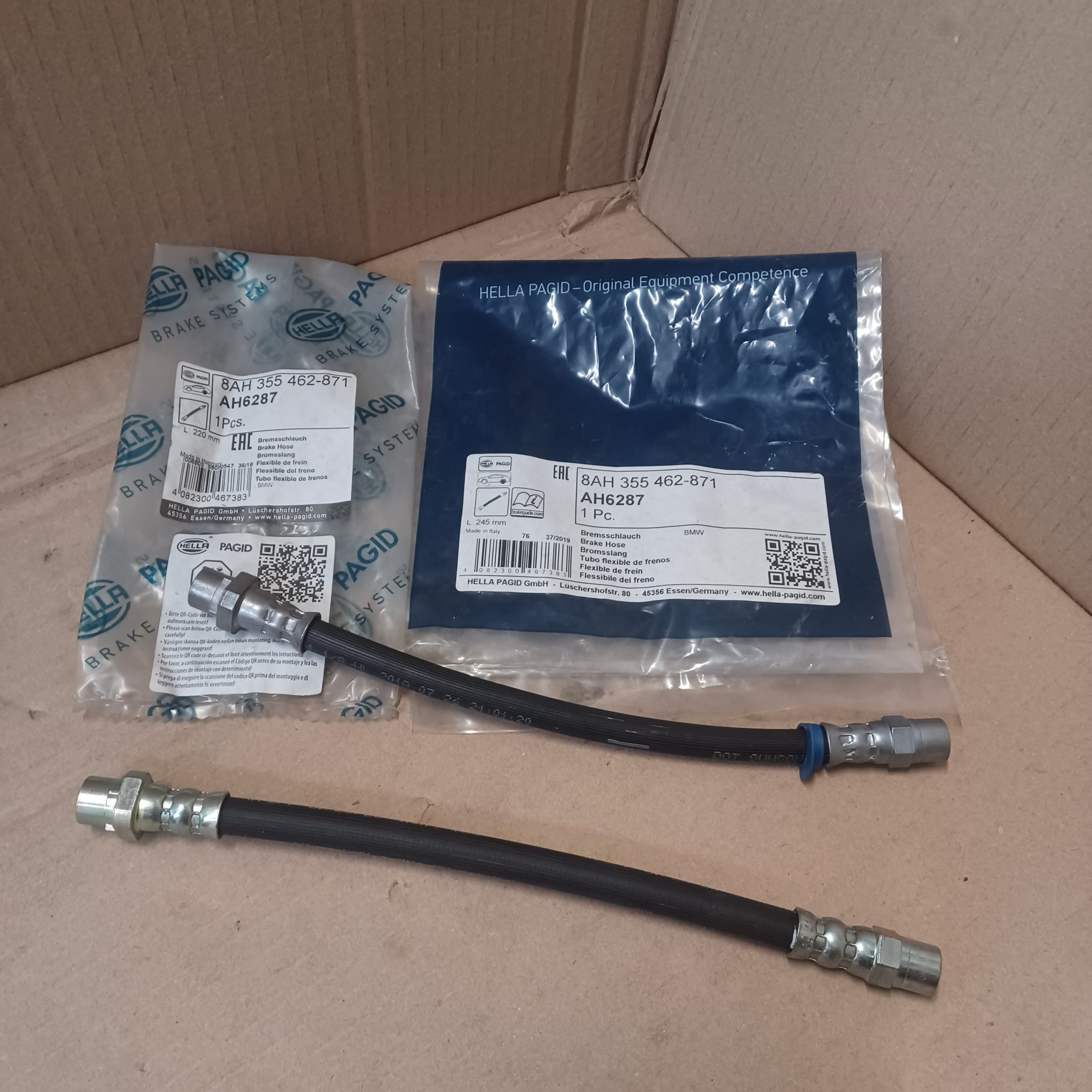 Lot de 2 flexibles de frein arrière BMW Z3 Arrivages Auto Pieces