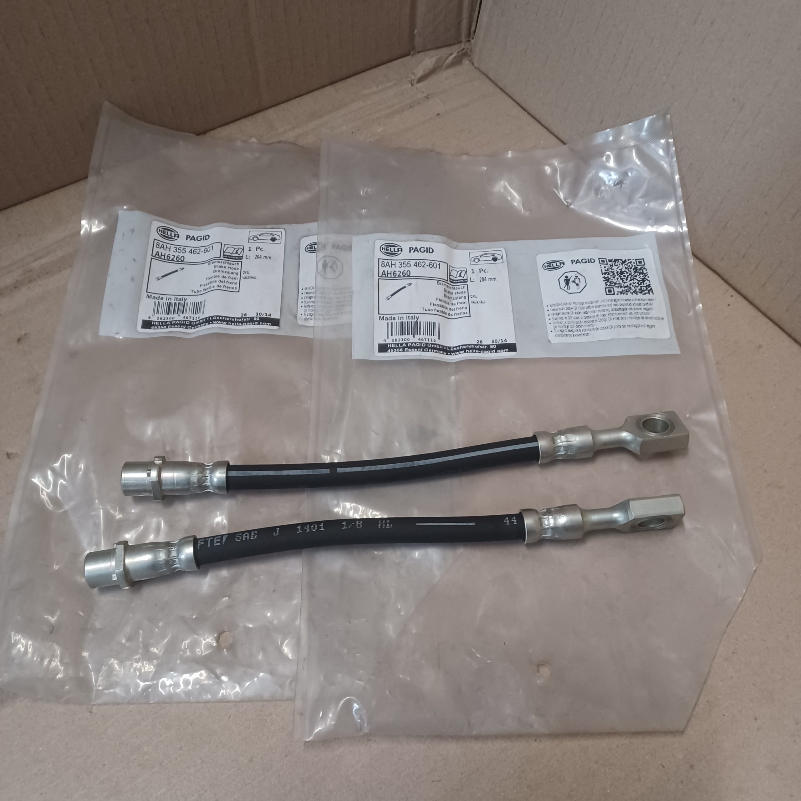 Lot de 2 flexibles de frein arrière Opel Astra G Arrivages Auto Pieces