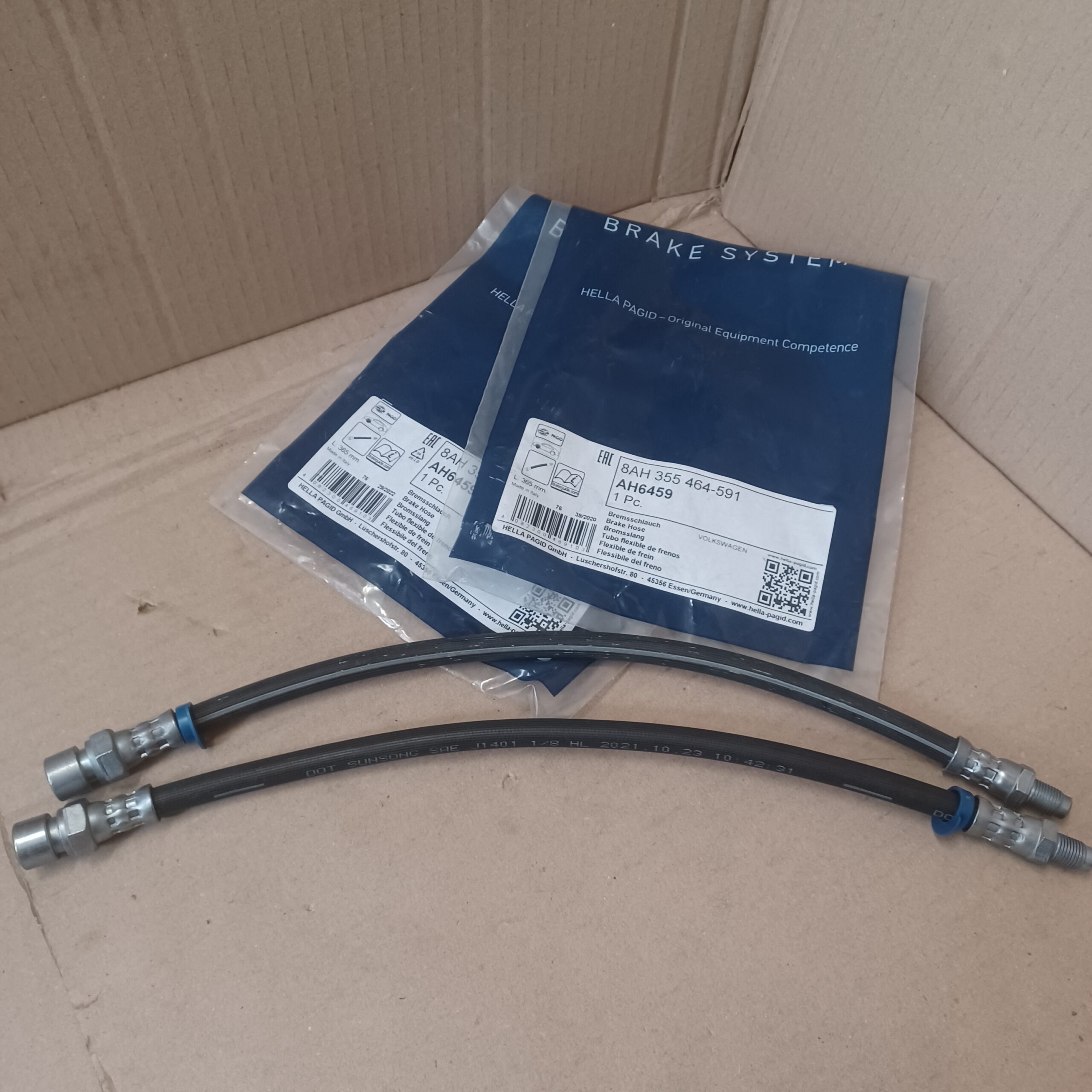 Lot de 2 flexibles de frein arrière VW Coccinelle 181 Arrivages Auto Pieces