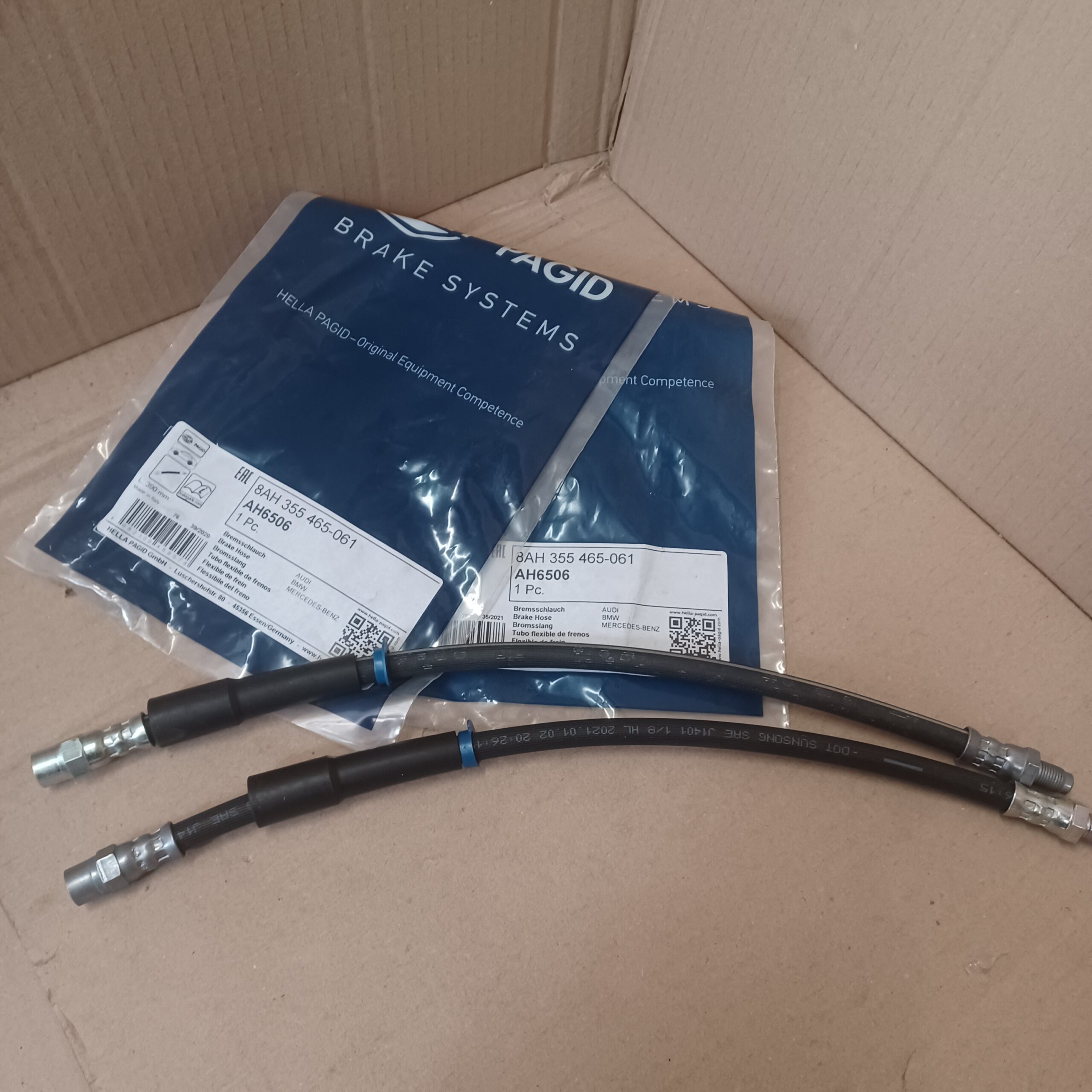 D507 Lot de 2 flexibles de frein Mercedes W123 W463 Audi 100 C1 Arrivages Auto Pieces