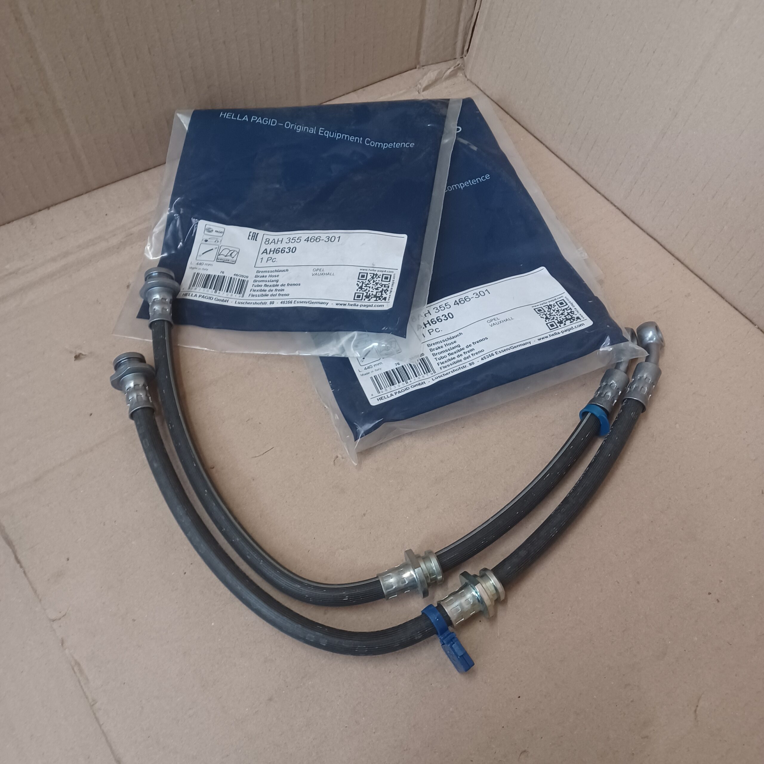 Lot de 2 flexibles de frein avant Opel Agila A Arrivages Auto Pieces