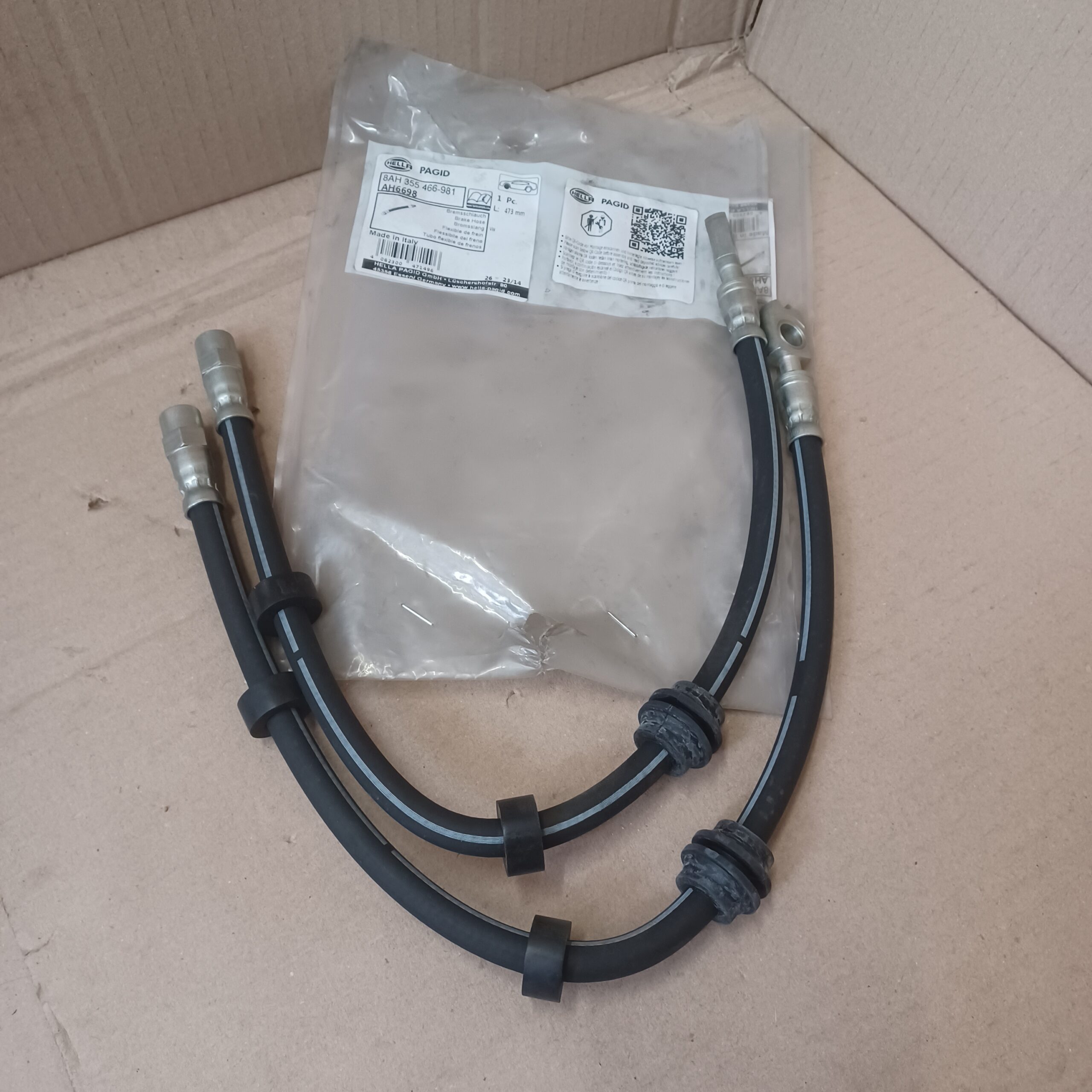 Lot de 2 flexibles de frein avant VW Golf III Arrivages Auto Pieces