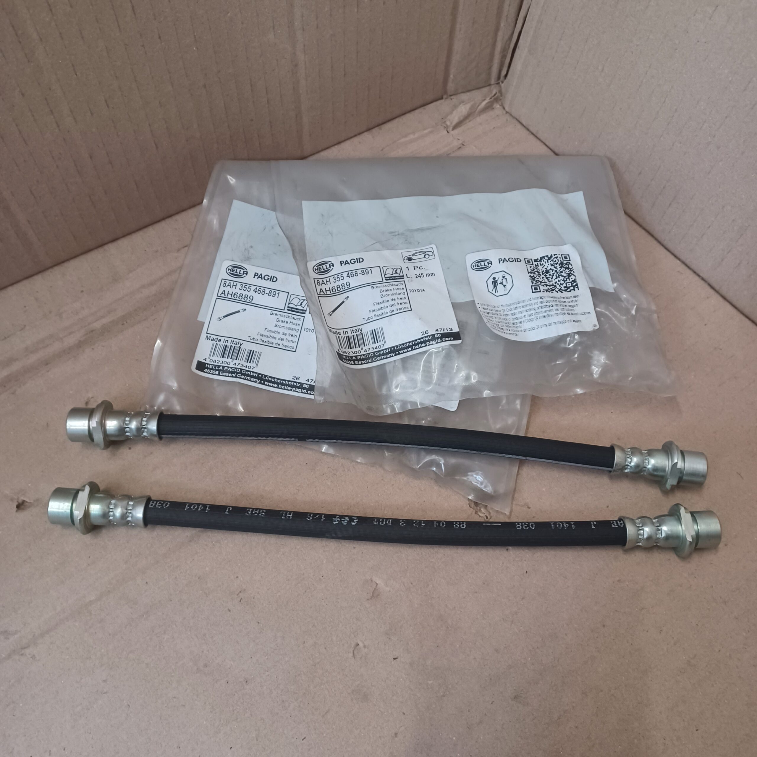 Lot de 2 flexibles de frein Toyota Carina E T19 Arrivages Auto Pieces