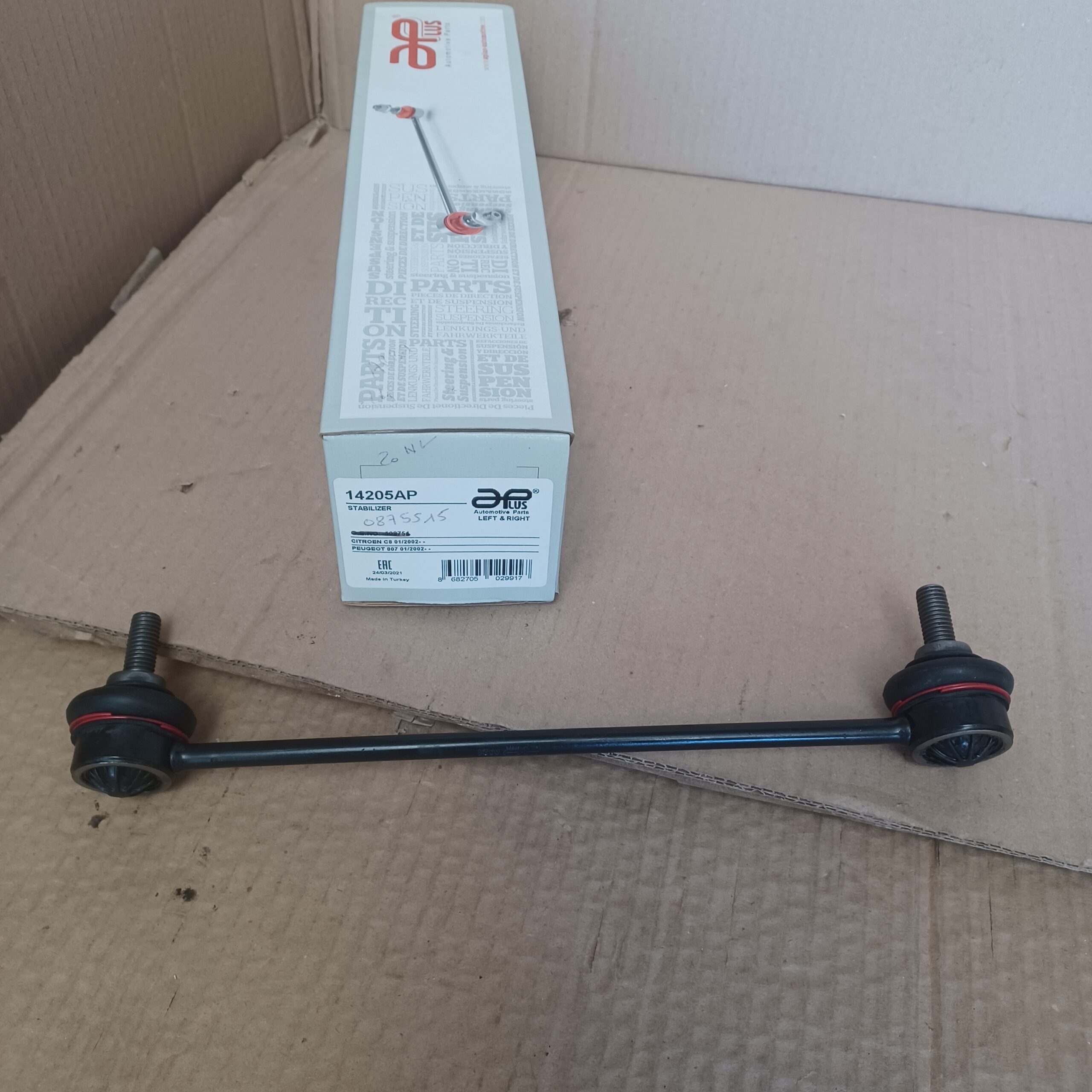 biellette de barre stabilisatrice avant G ou D Citroen C8 Peugeot 807 Fiat Ulysse Arrivages Auto Pieces