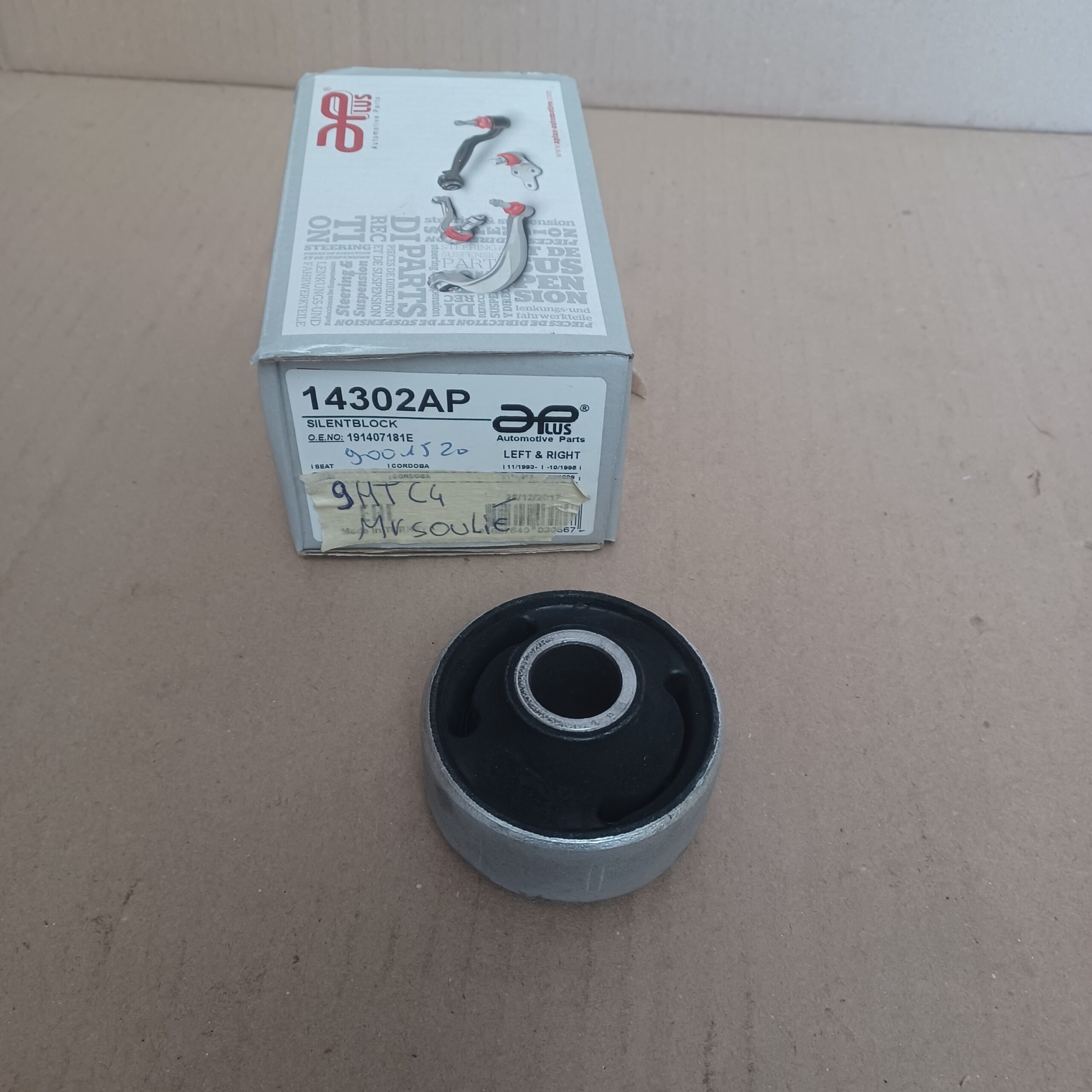 Silent bloc avant inférieur G ou D VW Golf II III Passat B3/B4 Arrivages Auto Pieces