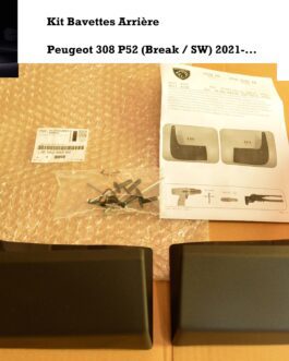 Jeu de 2 bavettes ARRIERE Peugeot 308 III SW 2021-… Arrivages Auto Pieces