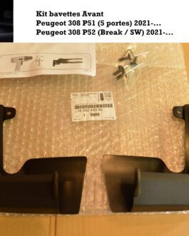 Jeu de 2 bavettes AVANT Peugeot 308 III 308 III SW 2021-… 1656248380 OEM Arrivages Auto Pieces