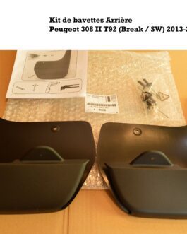 Jeu de 2 bavettes ARRIERE Peugeot 308 II Break SW 2013-2021 1610092780 OEM Arrivages Auto Pieces