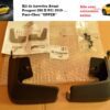 Jeu de 2 bavettes Avant Peugeot 208 II P21 2019-… VERSION UPPER 1635053680 OEM Arrivages Auto Pieces