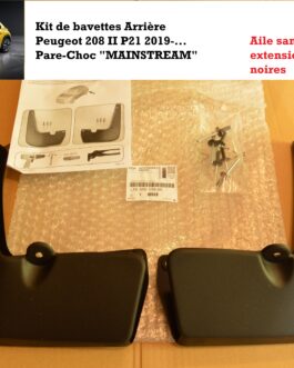 Jeu de 2 bavettes Arrière Peugeot 208 II P21 2019-… VERSION MAINSTREAM 1635053980 OEM Arrivages Auto Pieces