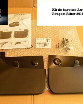 Jeu de 2 bavettes Arrière Peugeot Rifter 2018-… 1629075980 OEM Arrivages Auto Pieces