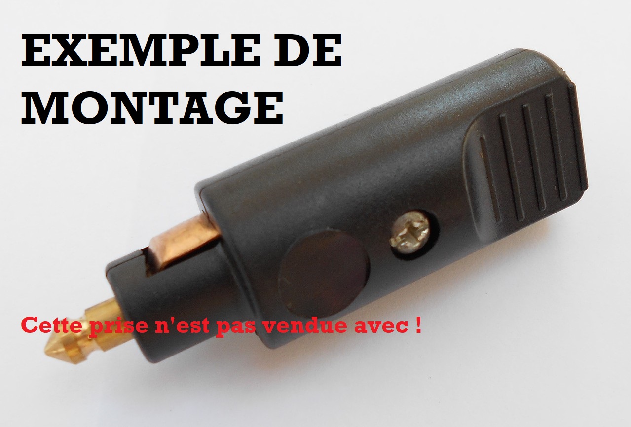 Prise 2 pôles 12V 24V Din 16a Universel Camping car Caravane Poids lourd Arrivages Auto Pieces