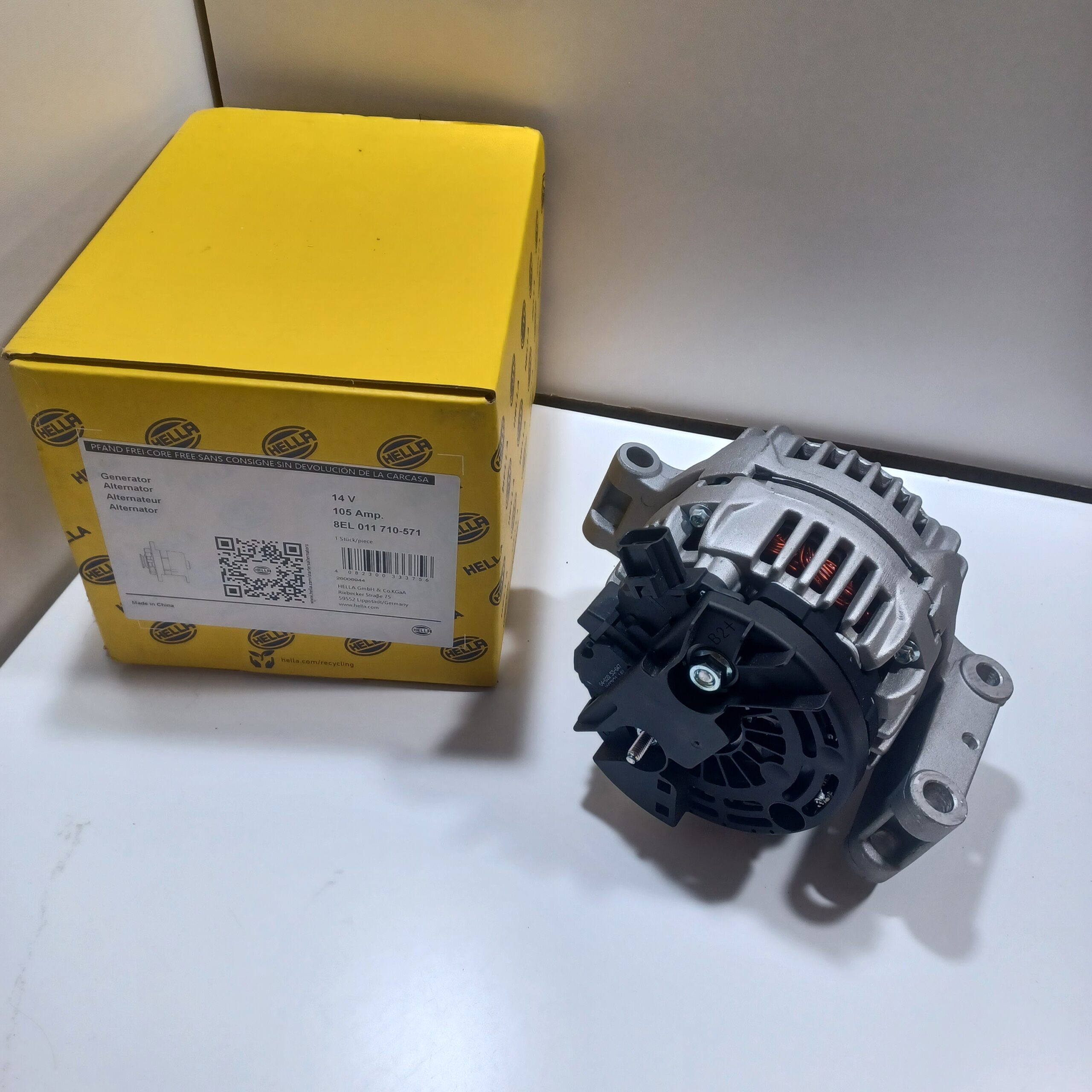 Alternateur 105 Ampères Ford Transit 2.0 DI TDCI 2000-2006 Neuf Hella Arrivages Auto Pieces