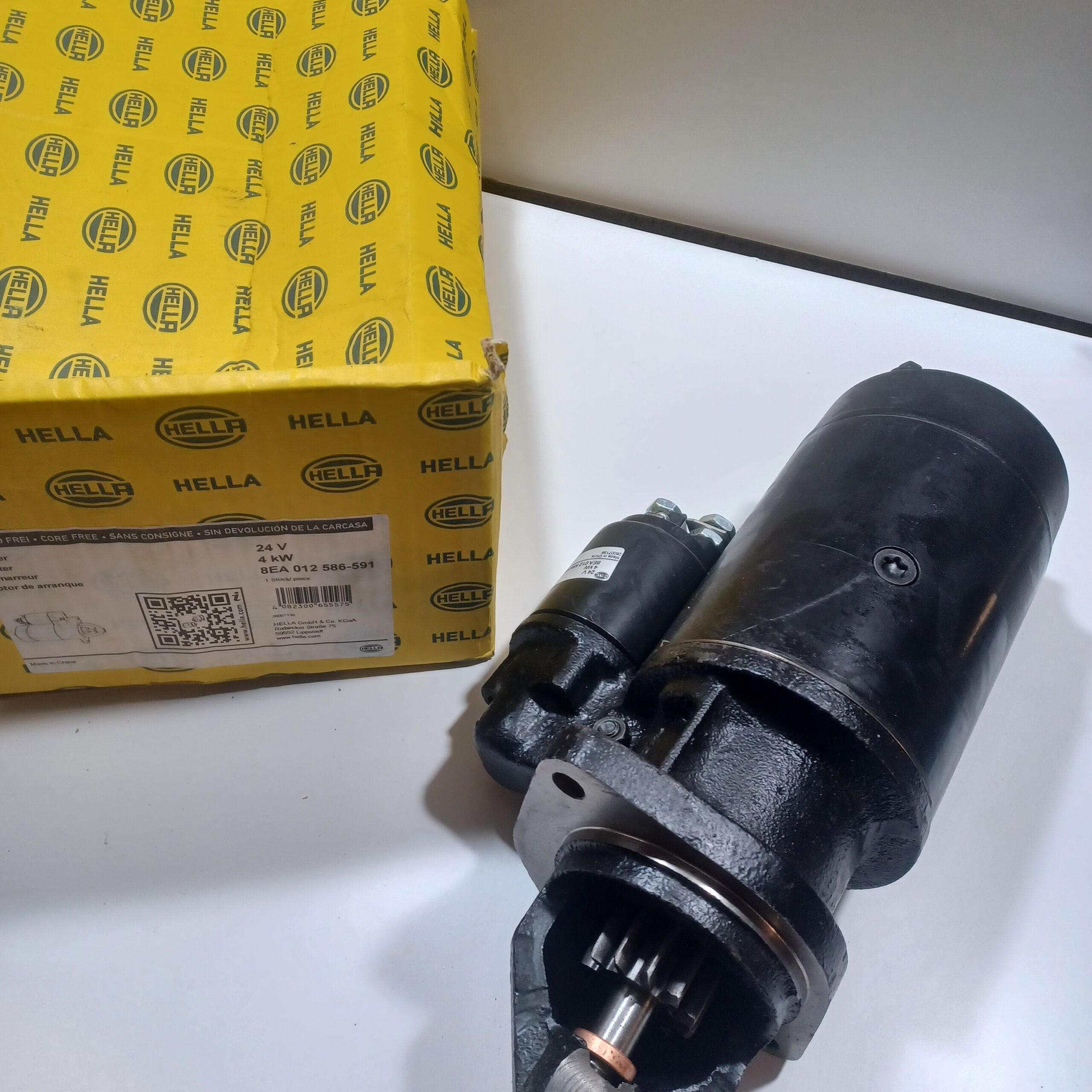 Démarreur Man 4KW 8EA 012 586-591 Hella 51.26201.7085 51.26201.7118 Arrivages Auto Pieces