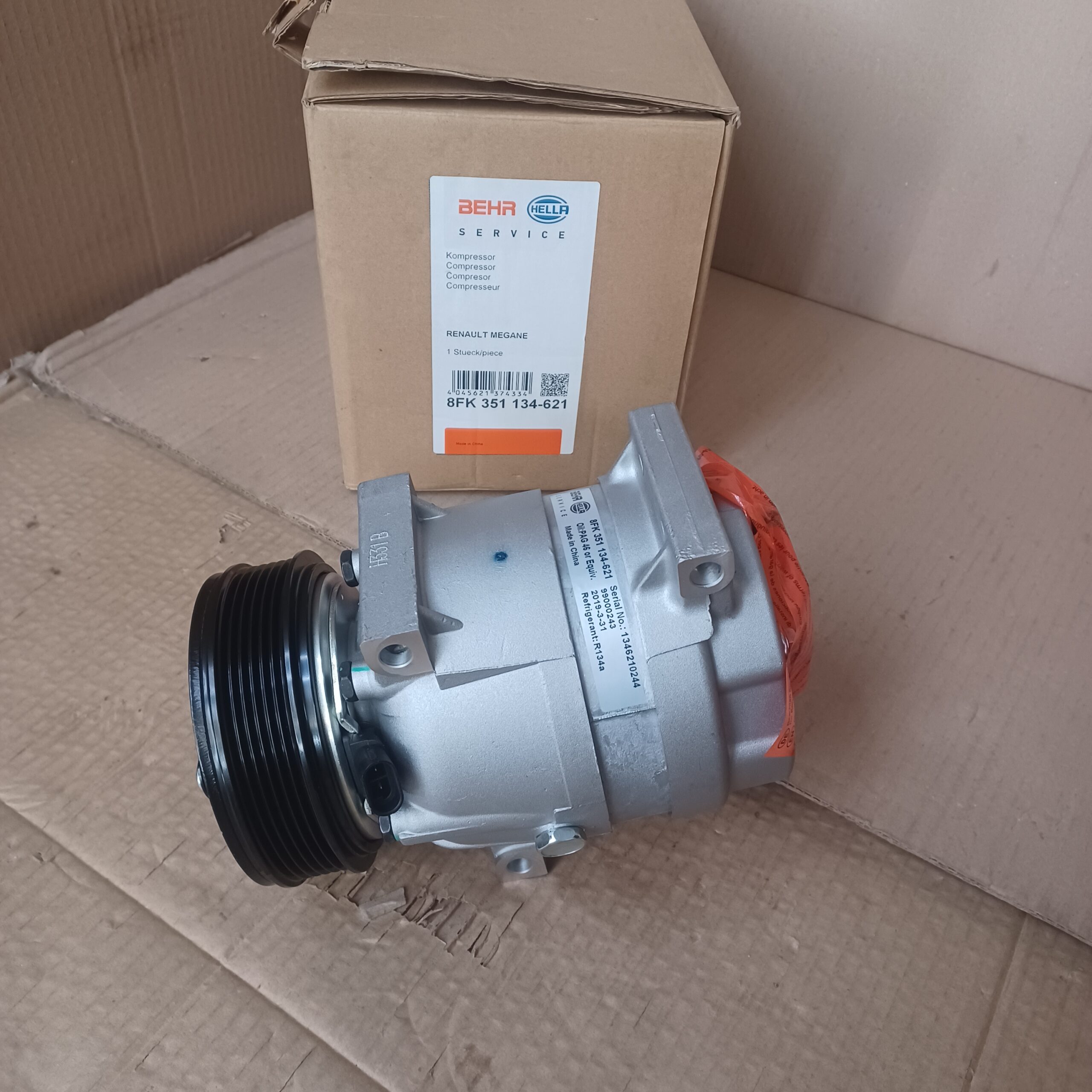 Compresseur climatisation Renault Mégane I 1.4 16V 1.6 16V montage Delphi / Harrison Arrivages Auto Pieces