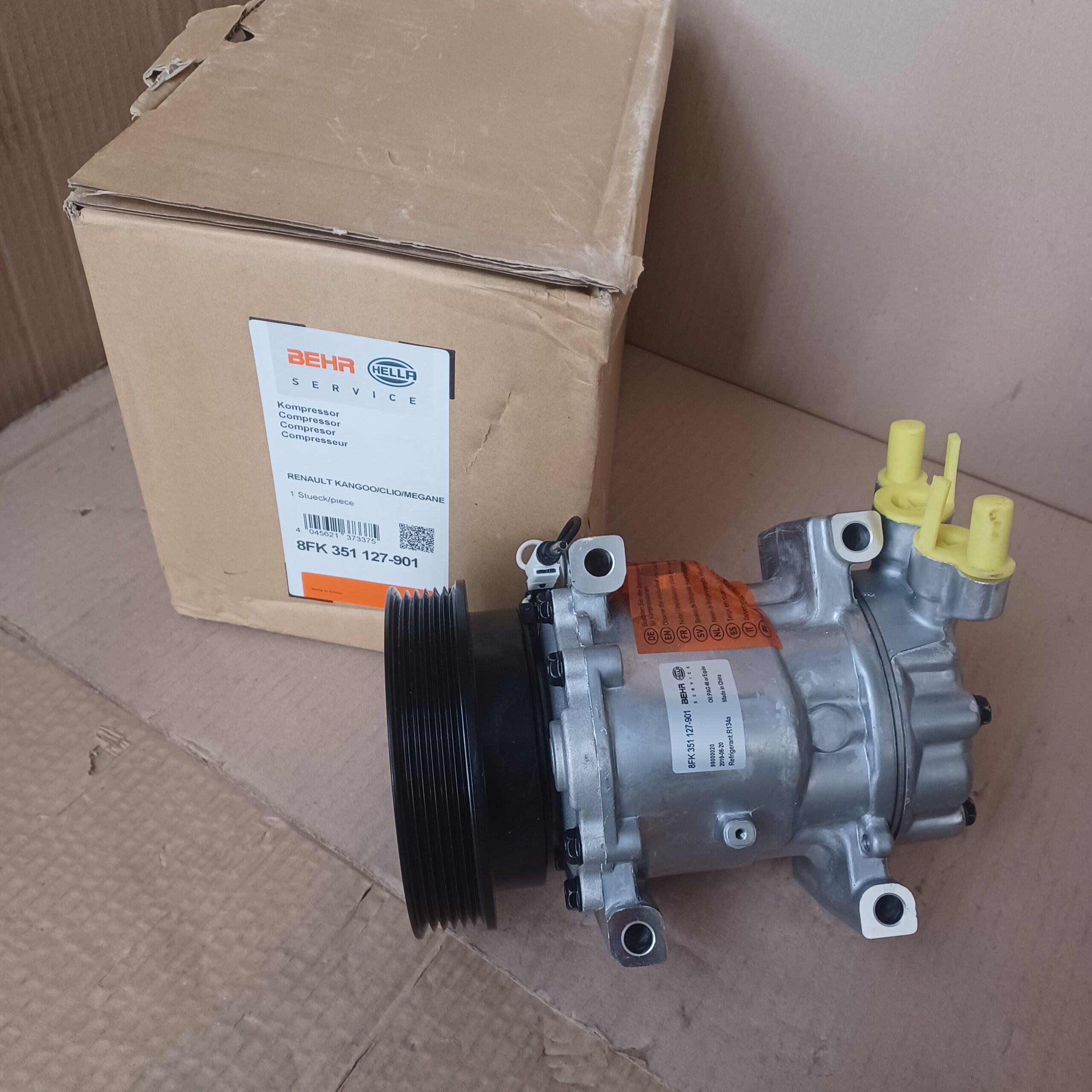 Compresseur climatisation Renault Clio II 1.5 DCI Kangoo I 1.5 DCI montage Sanden Arrivages Auto Pieces