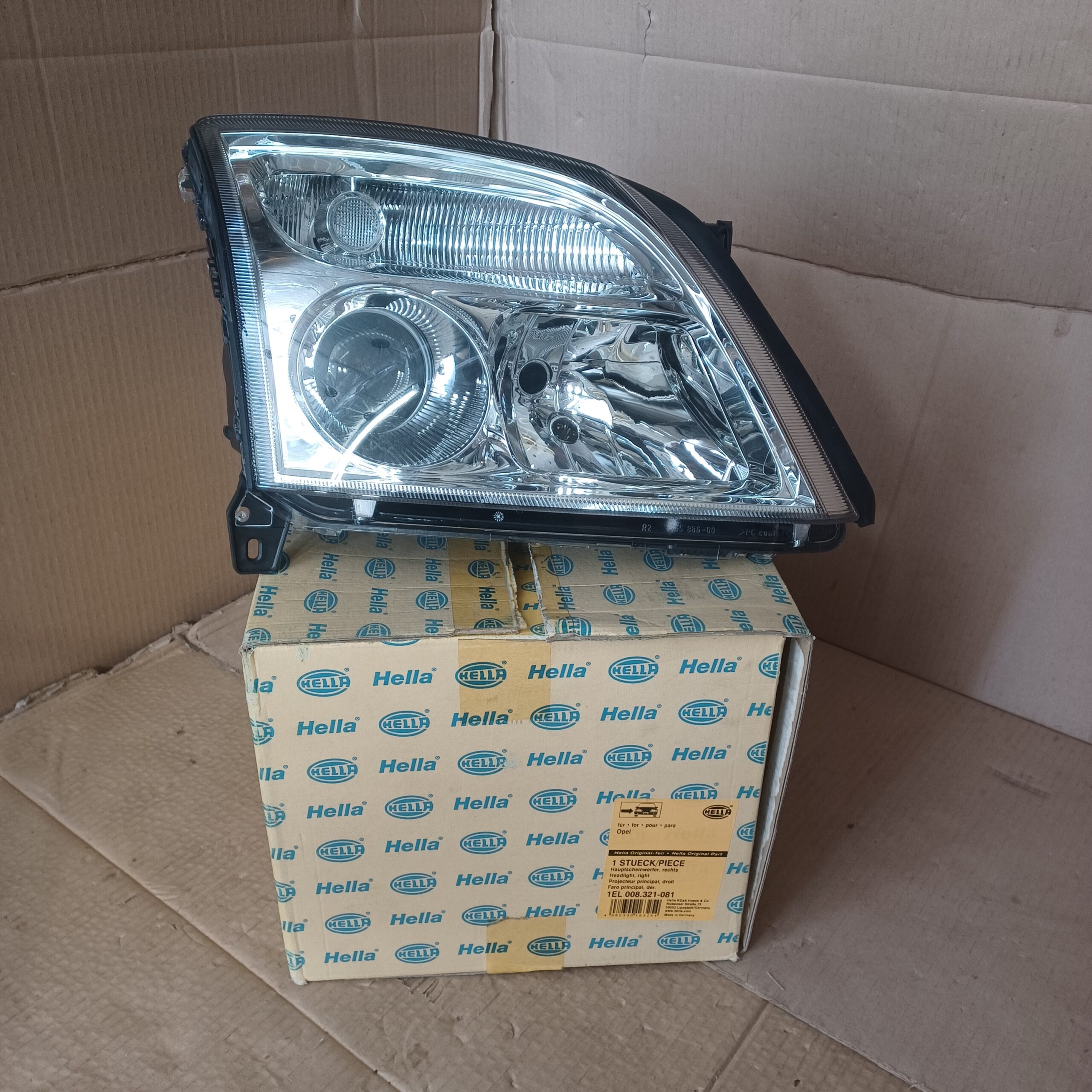 Phare droit Halogène Opel Vectra C Signum Hella 1EL 008 320-081 Arrivages Auto Pieces
