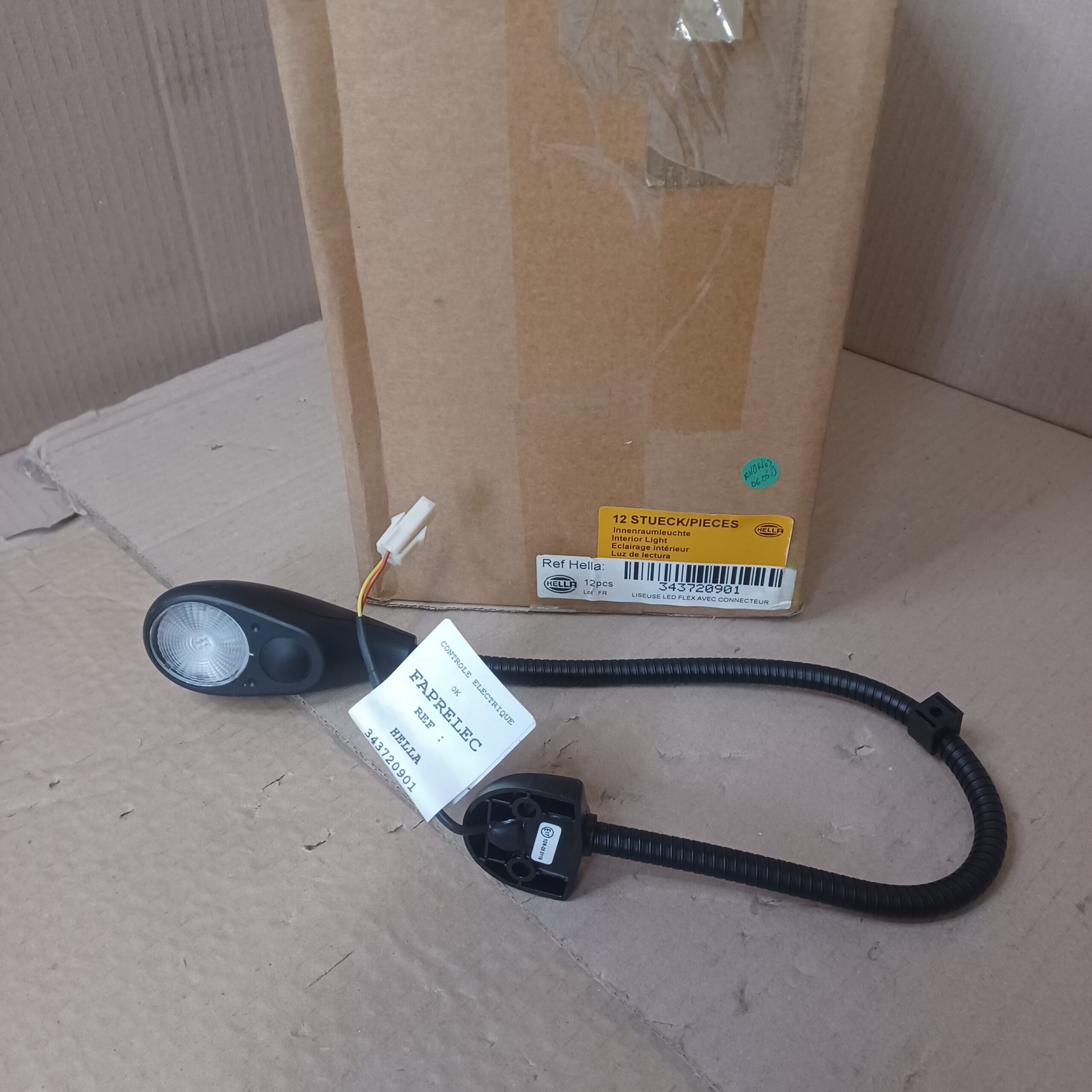 Kit optique universel phare BI-LED 12/24V 90mm Poids lourd et Agricole LHD Arrivages Auto Pieces