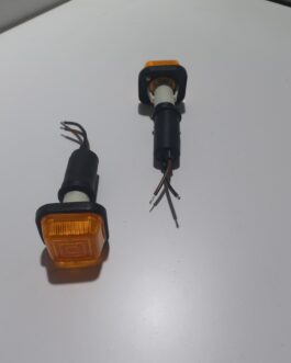 X2 répétiteurs clignotant carré 35x35mm Perçage 19mm 12v homologation USA Arrivages Auto Pieces