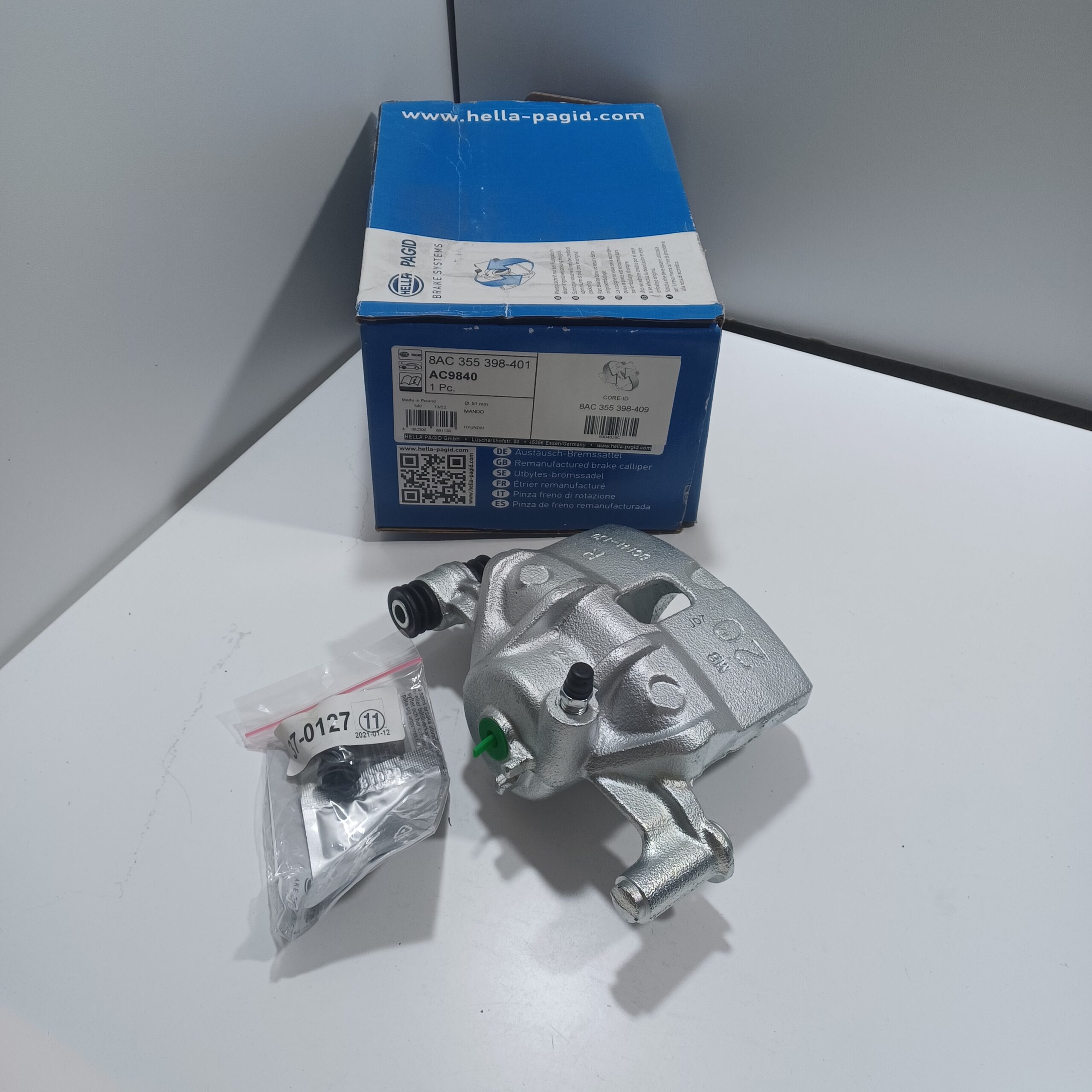 Étrier de frein avant droit Hyundai I10 I I20 I Hella Arrivages Auto Pieces