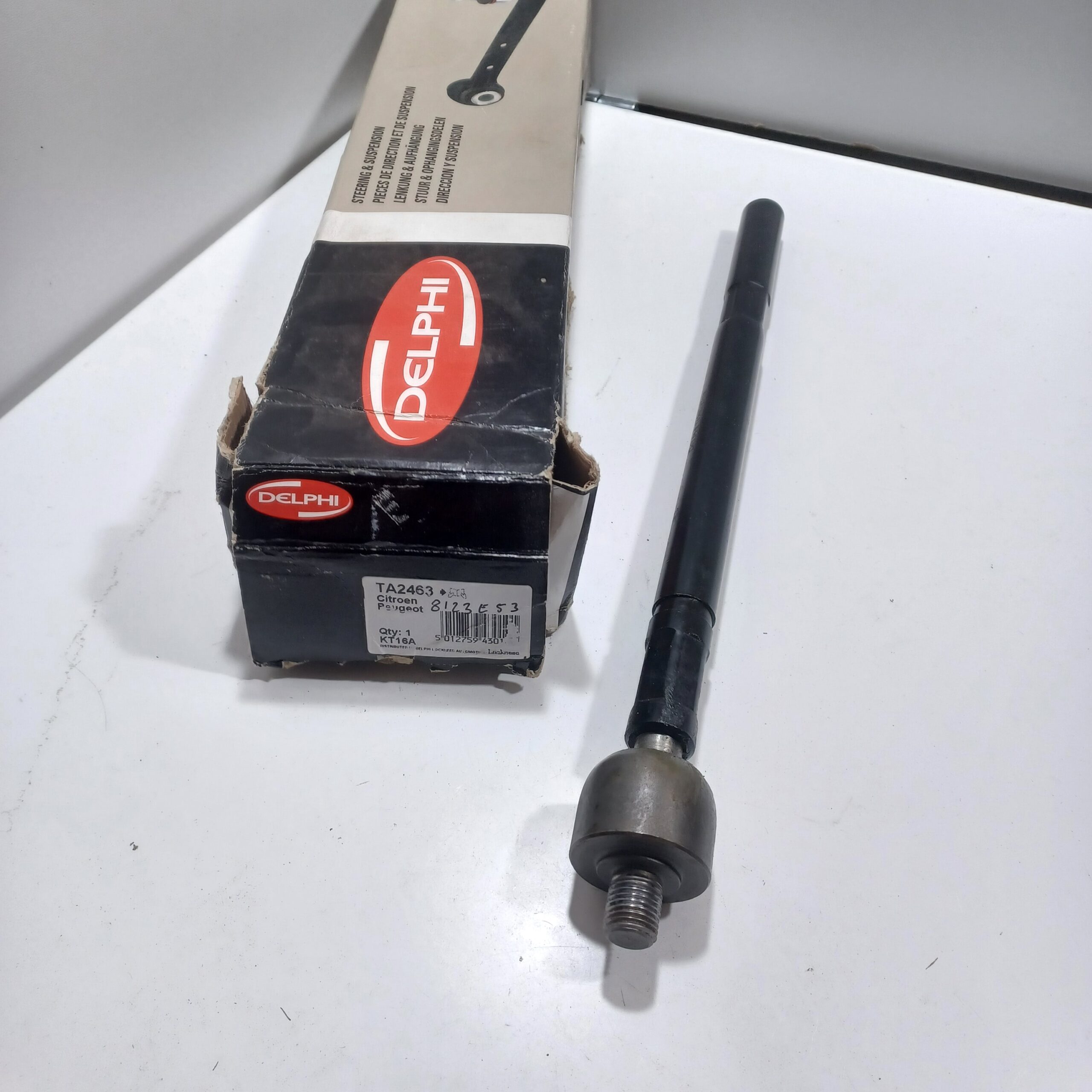Rotule de direction axiale Peugeot 307 Citroen C4 I 357mm Neuf Delphi Arrivages Auto Pieces