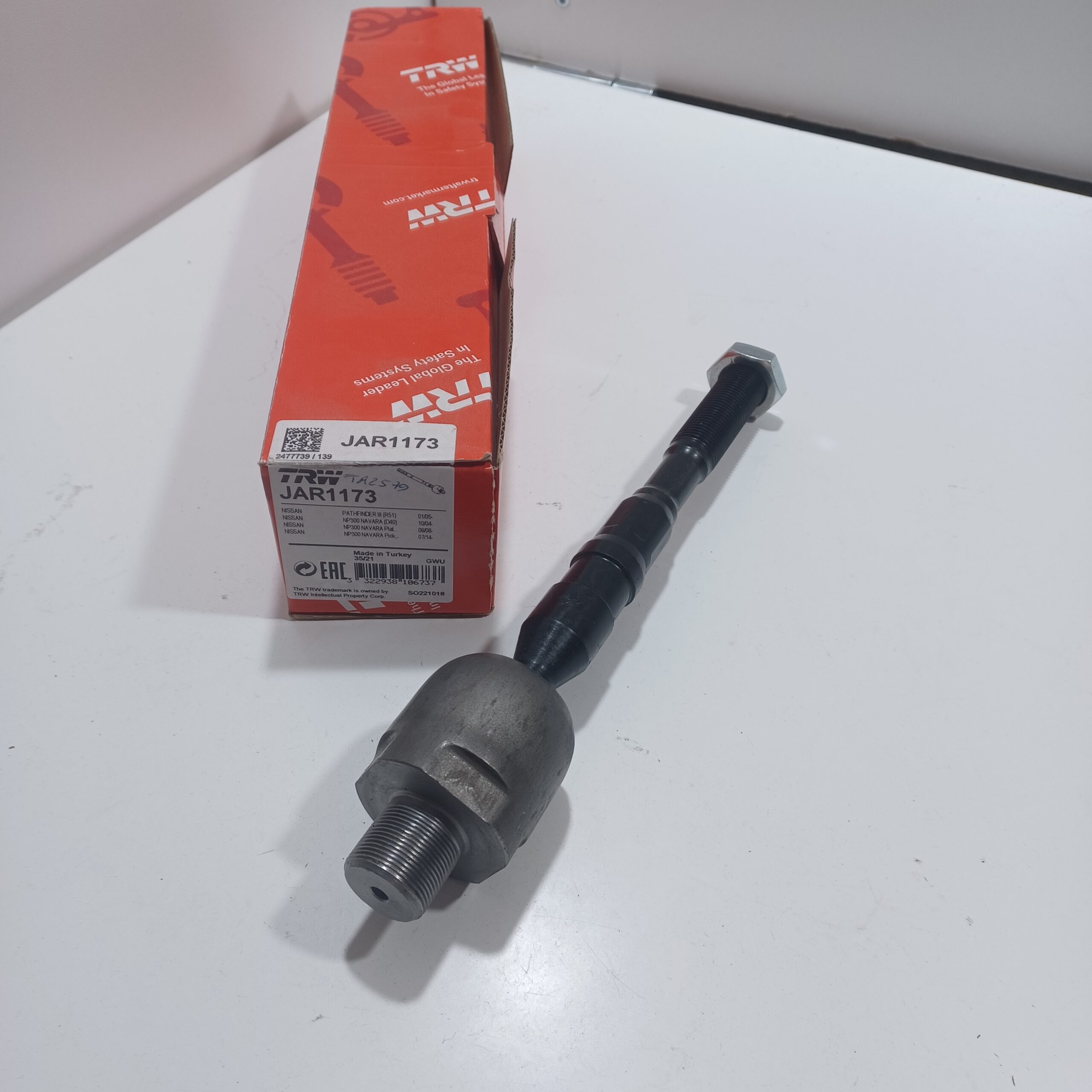 Rotule de direction axiale Nissan Navara D40 Pathfinder III R51 Neuf TRW Arrivages Auto Pieces