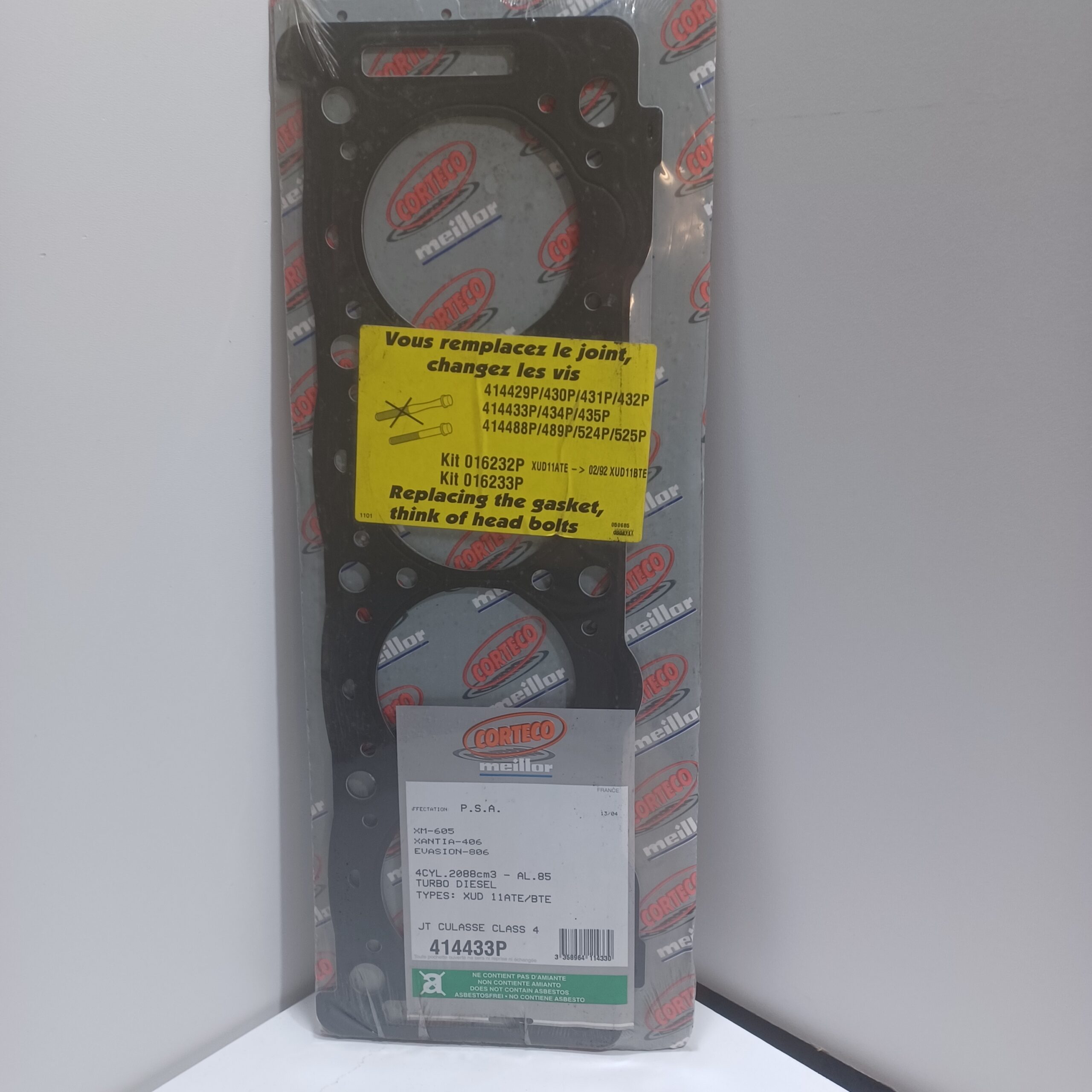 Joint de culasse Citroen XM Xantia evasion Peugeot 406 605 806 2.1TD Arrivages Auto Pieces