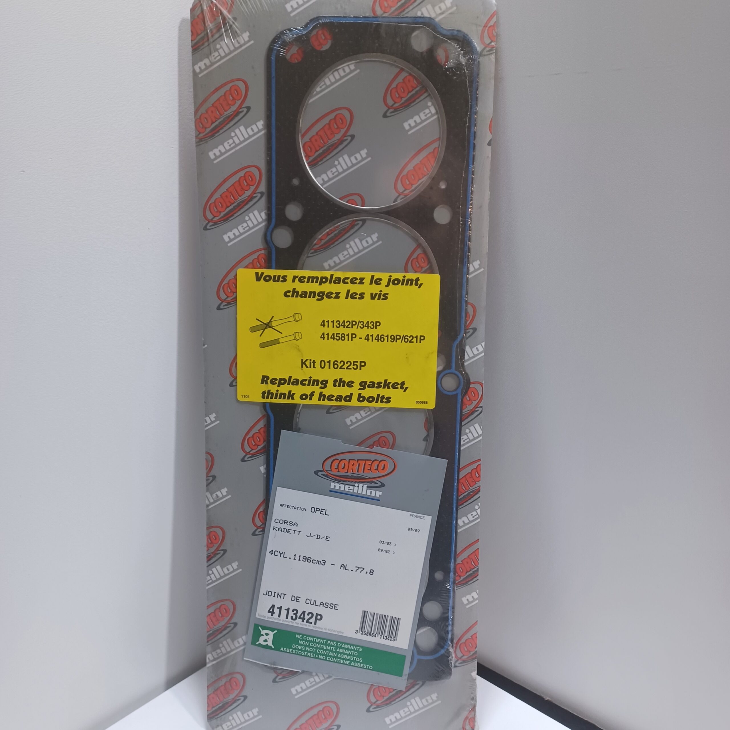 Joint de culasse Opel Corsa A 1.2 Kadett B C D 1.2 Ascona B 1.2 Manta A B 1.2 Arrivages Auto Pieces