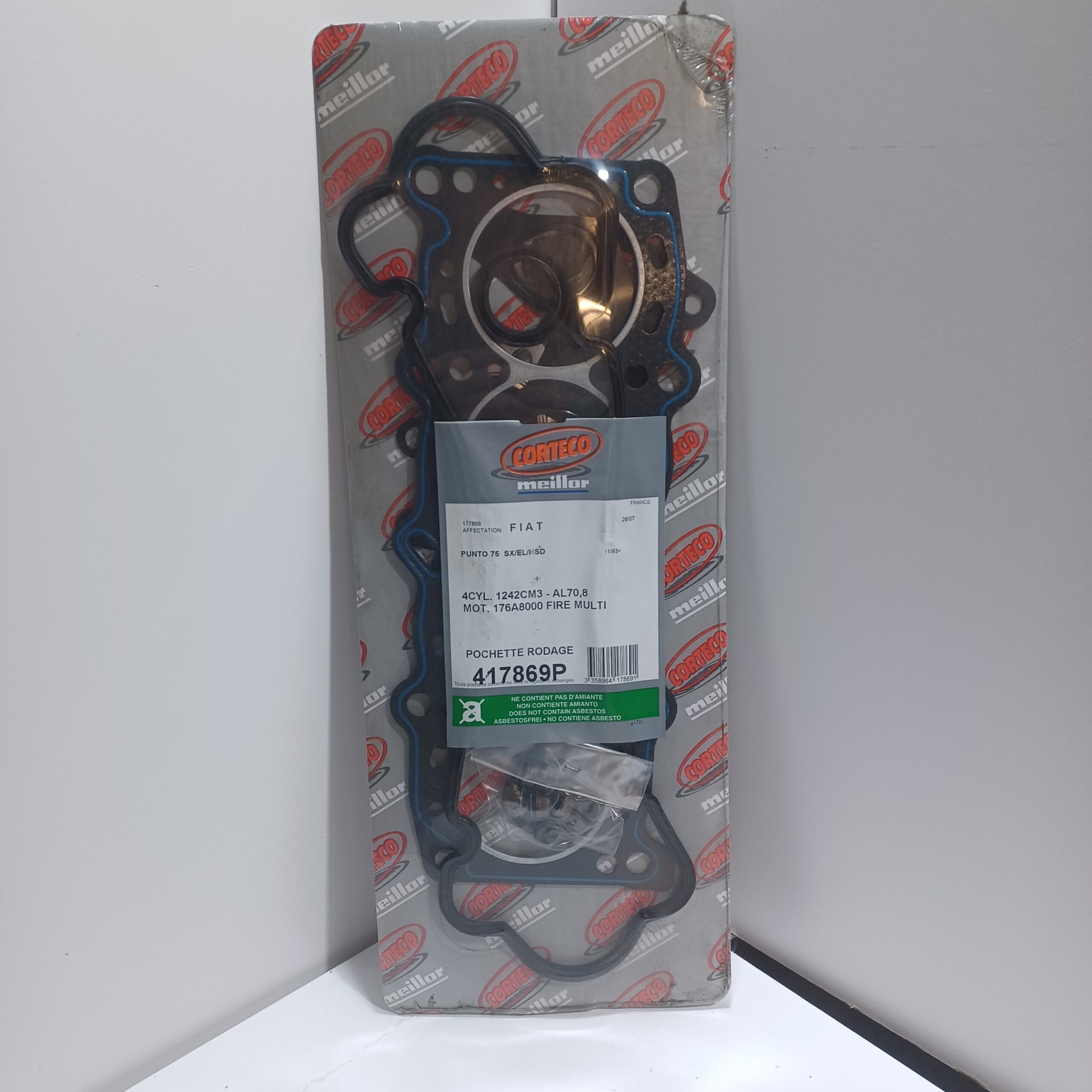 Pochette joints haut moteur Fiat Palio Punto (93-99)1.2 Arrivages Auto Pieces