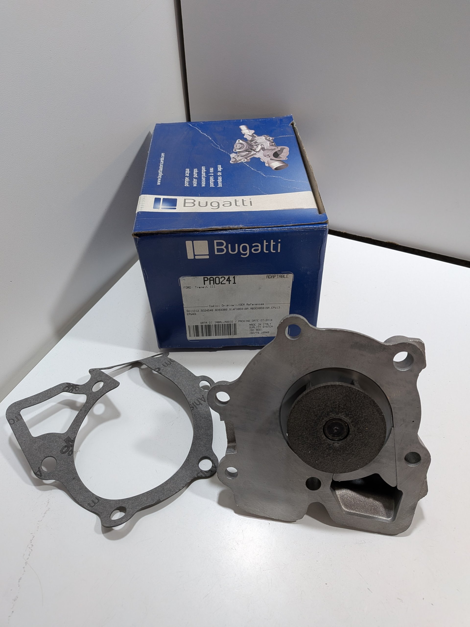 Pompe à eau Ford Transit MK2 2.5D 1983-1986 Neuf Bugatti Arrivages Auto Pieces