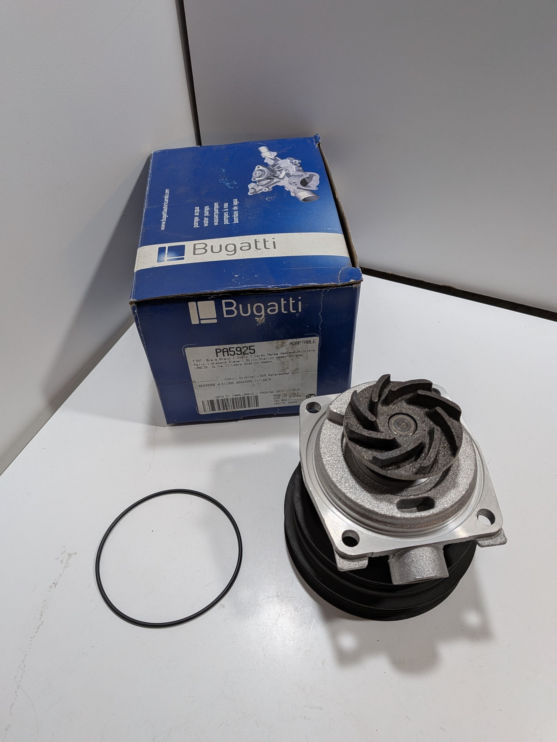 C (83)-1 Pompe à eau Fiat Brava Bravo Marea Palio Multipla Stilo 1.6 16v Neuf Bugatti Arrivages Auto Pieces