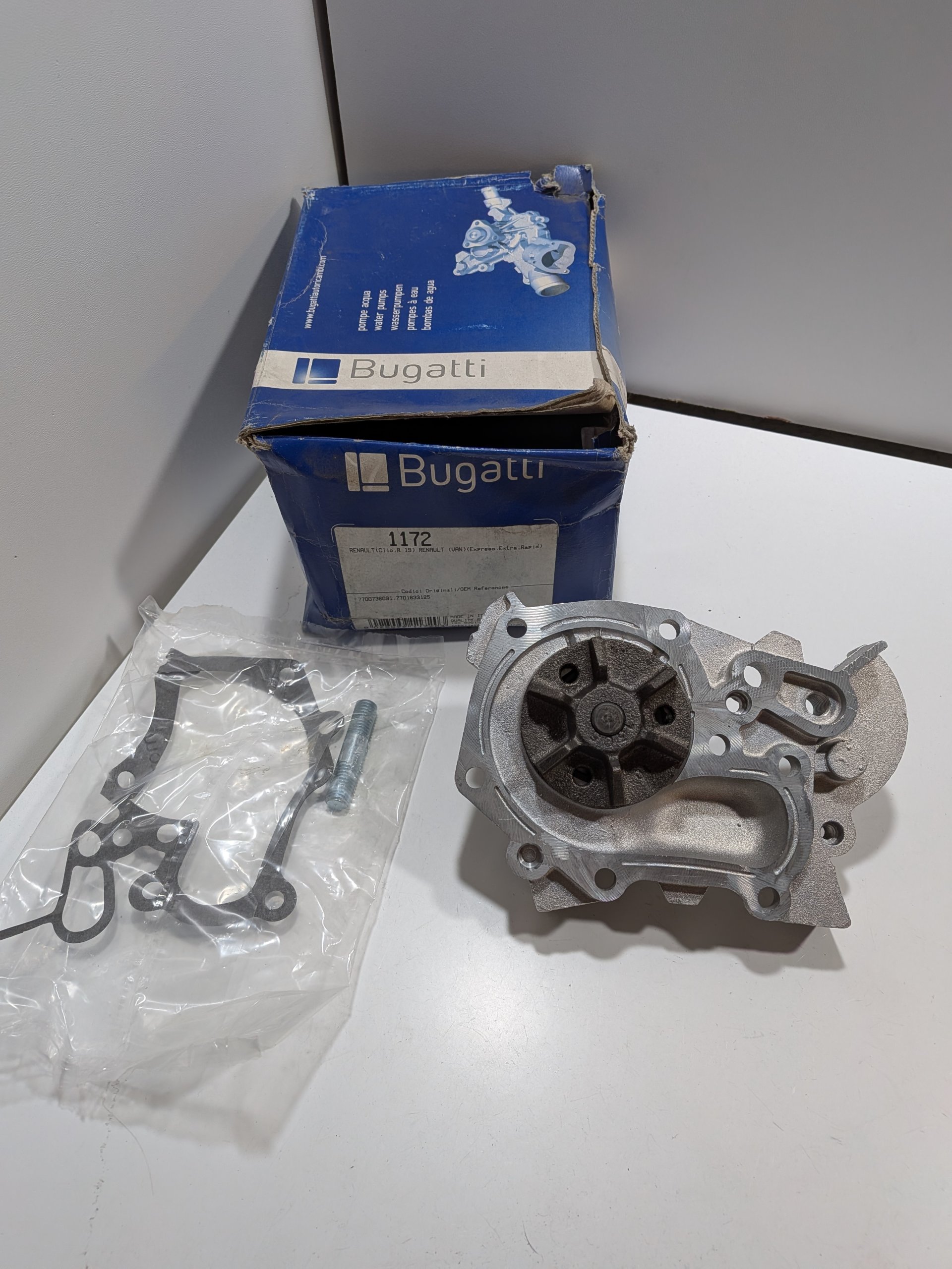 Pompe à eau Renault R19 Clio I 1.2 1.4 Express 1.4 Moteur Energy Arrivages Auto Pieces
