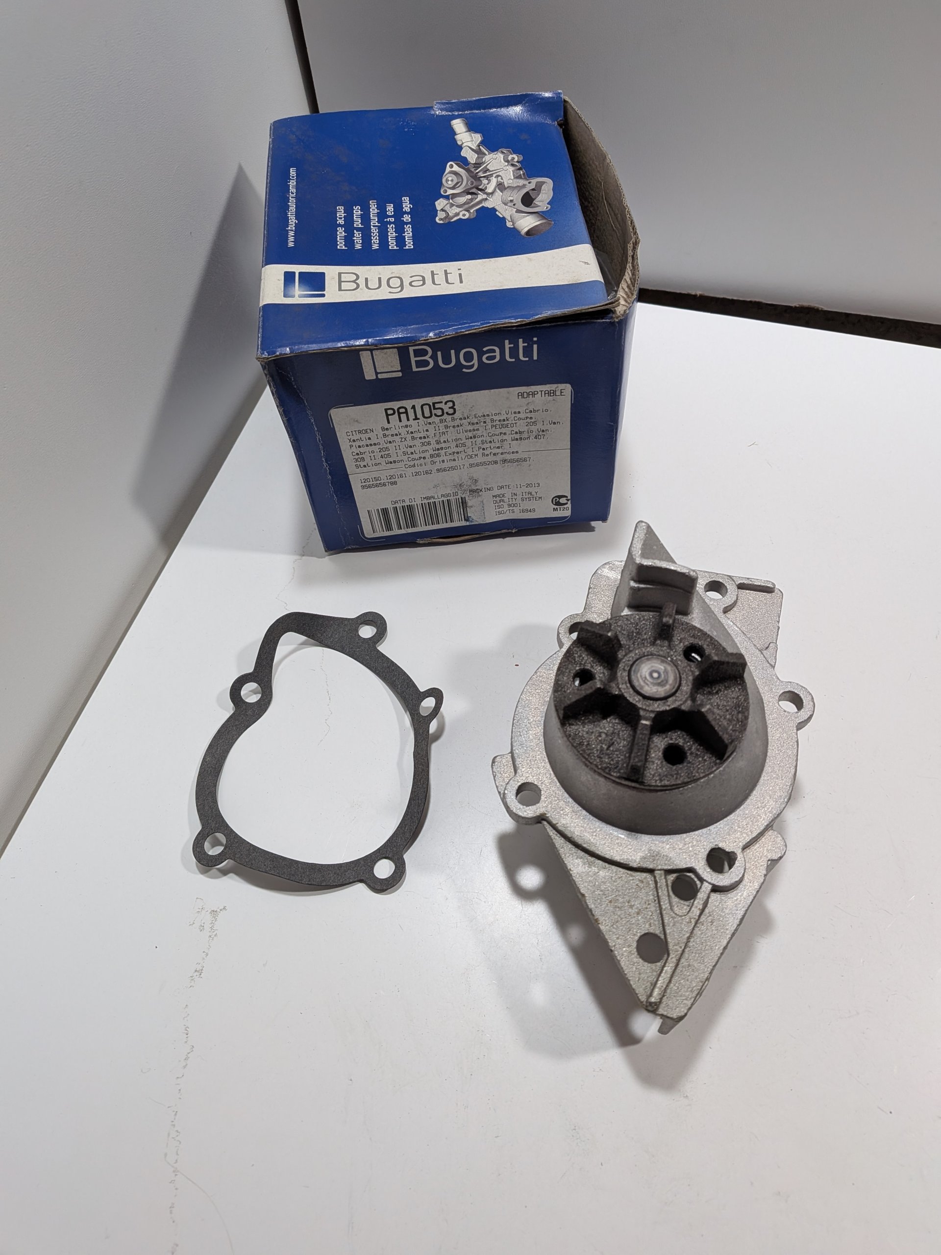 Pompe à eau Citroen BX 1.6 1.9 GTI ZX 1.6i 1.9i Evasion Xantia Xsara Berlingo I 1.8 Peugeot 205 1.6 1.9 GTI Arrivages Auto Pieces